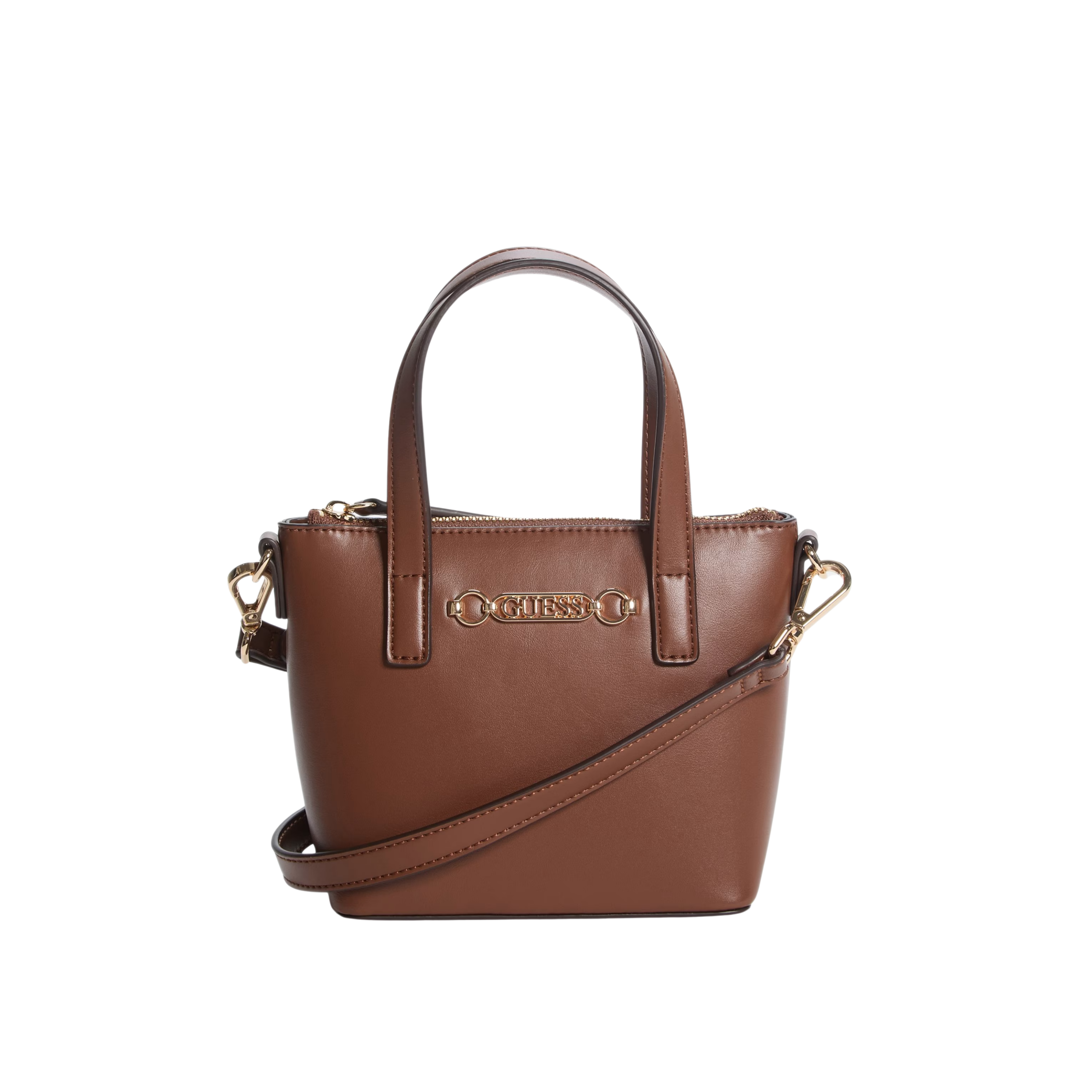Guess Women Avelina Faux Leather Mini Tote - Brown
