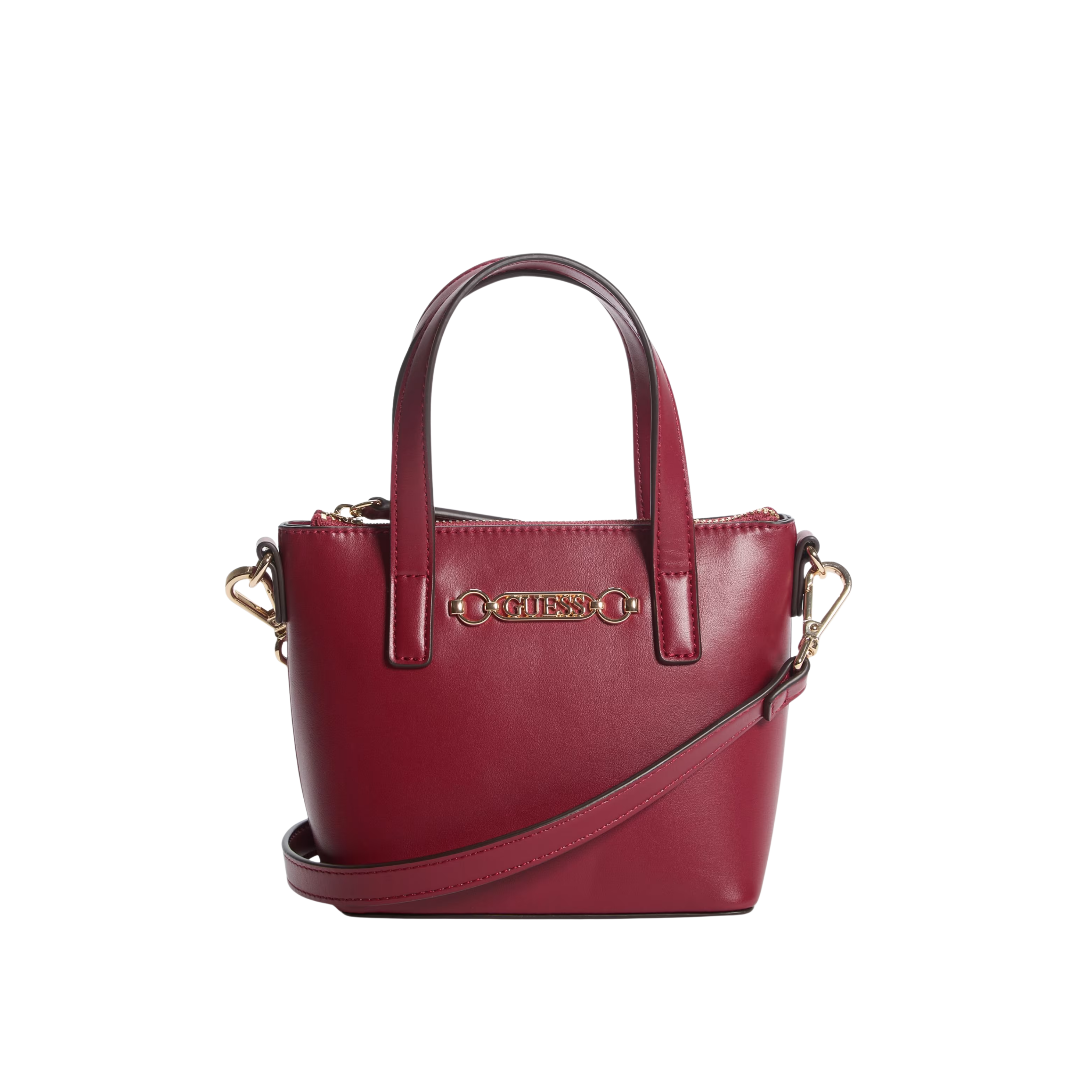 Guess Women Avelina Faux Leather Mini Tote - Red