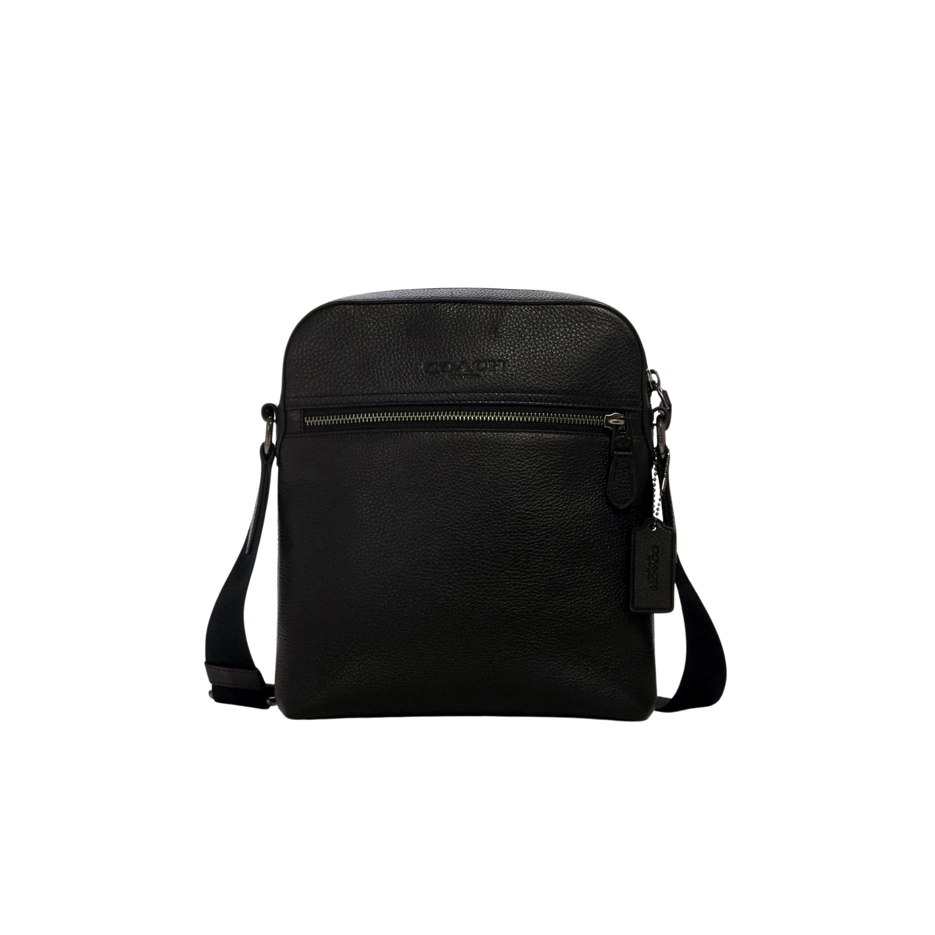 Coach Men Houston Flight Bag - Gunmetal Black