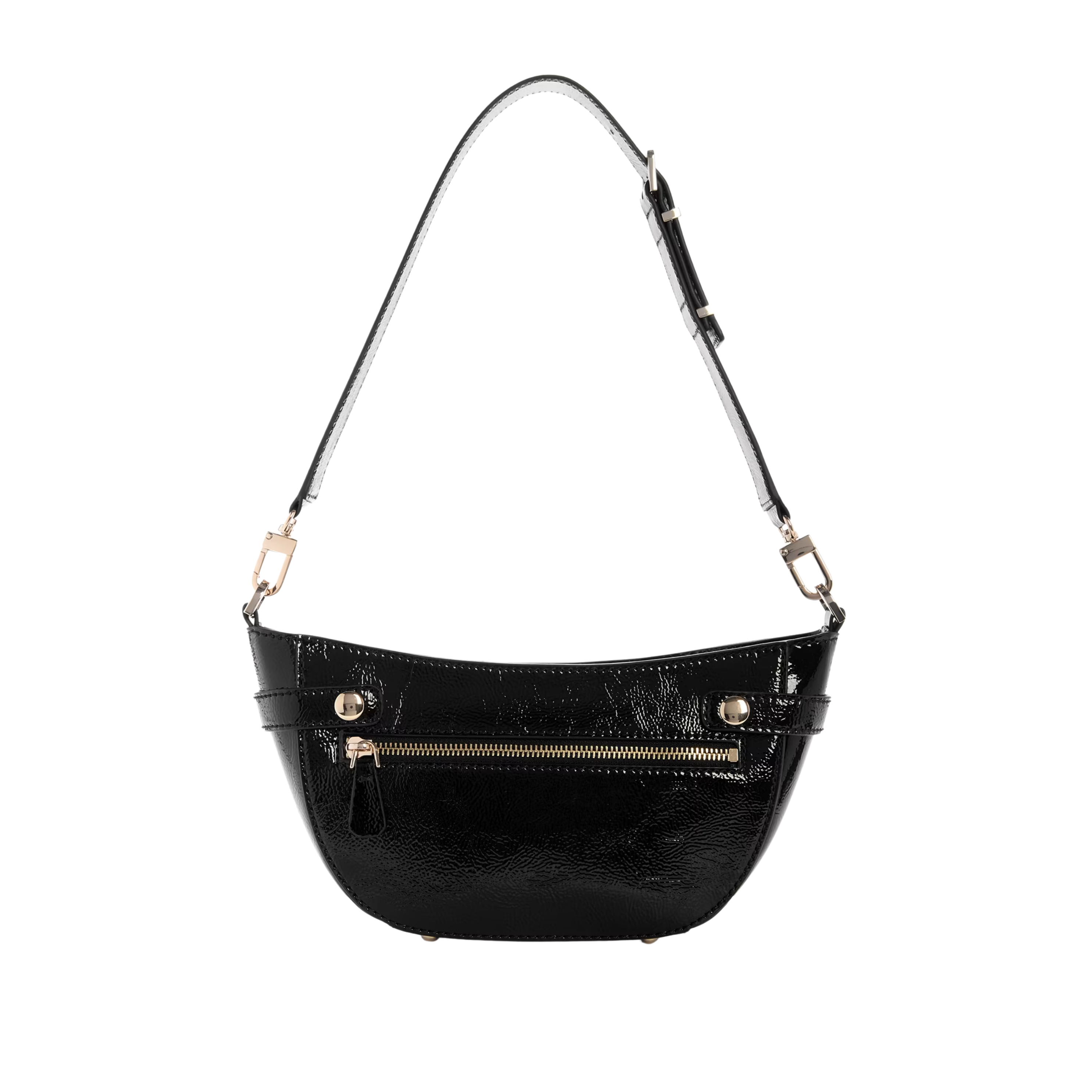 Guess Women Cirene Pleather Shoulder Bag - Black