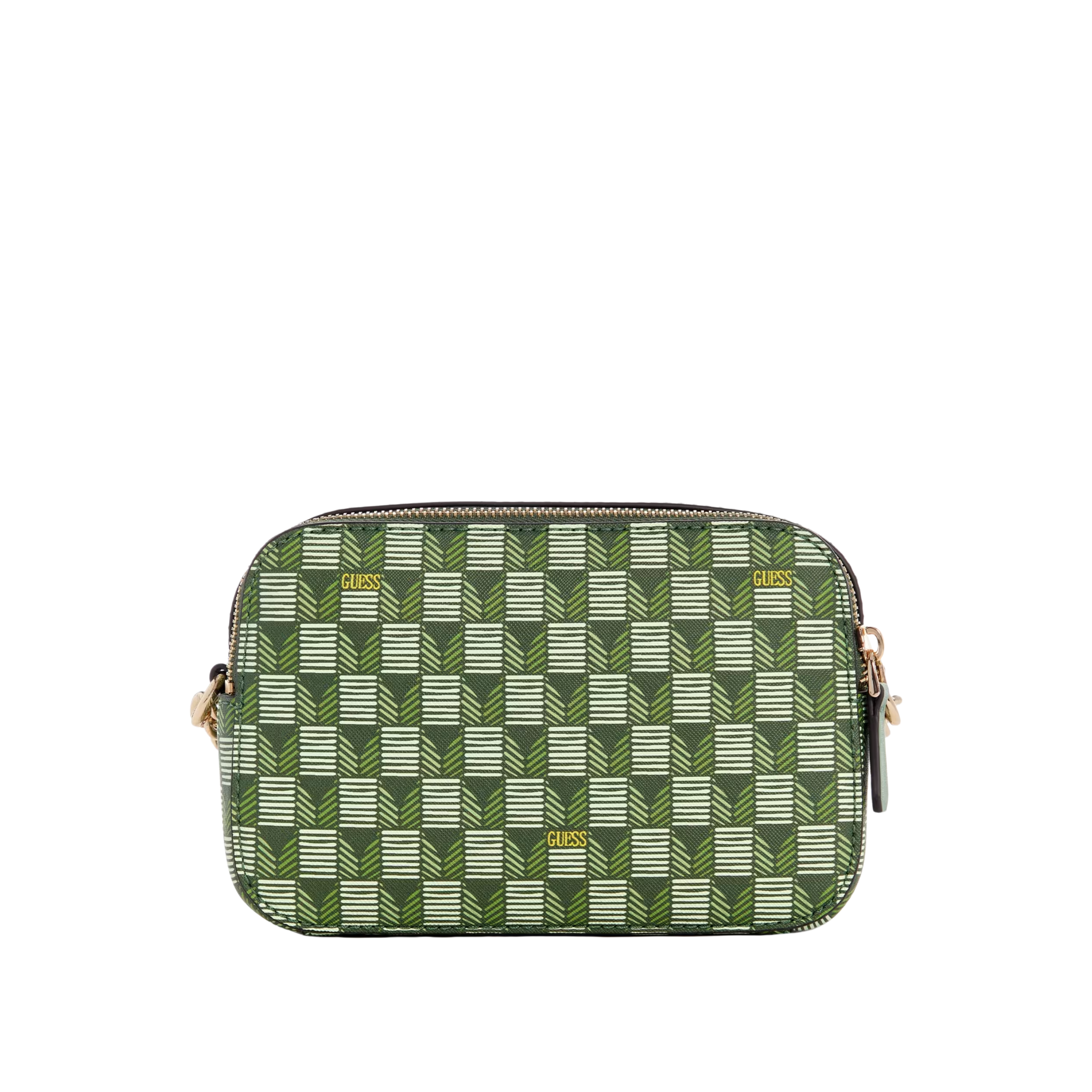 Guess Women G Wave Camera Crossbody - Green Logo