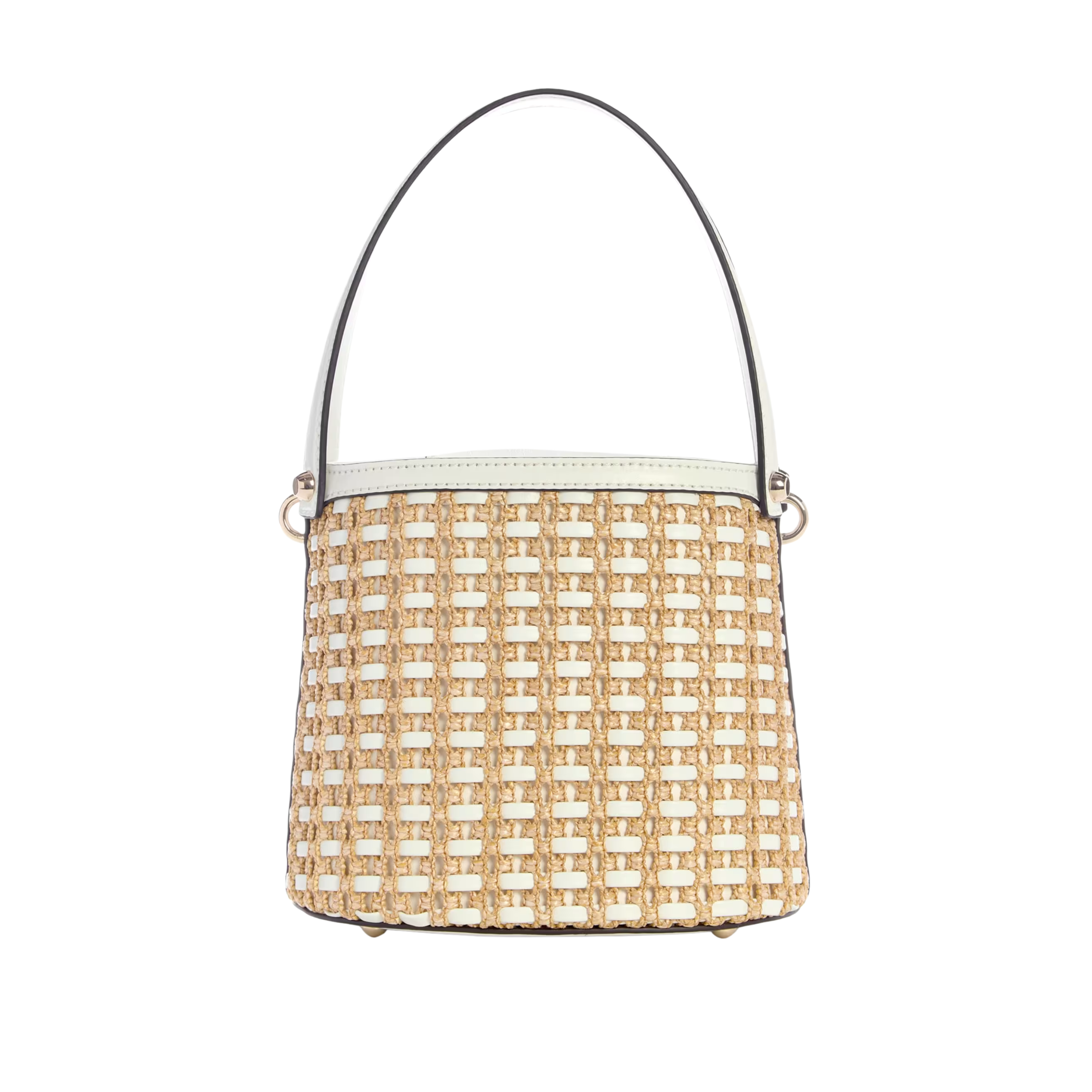 Guess Women Atalia Raffia Crossbody Bucket Bag - New Tan Wash