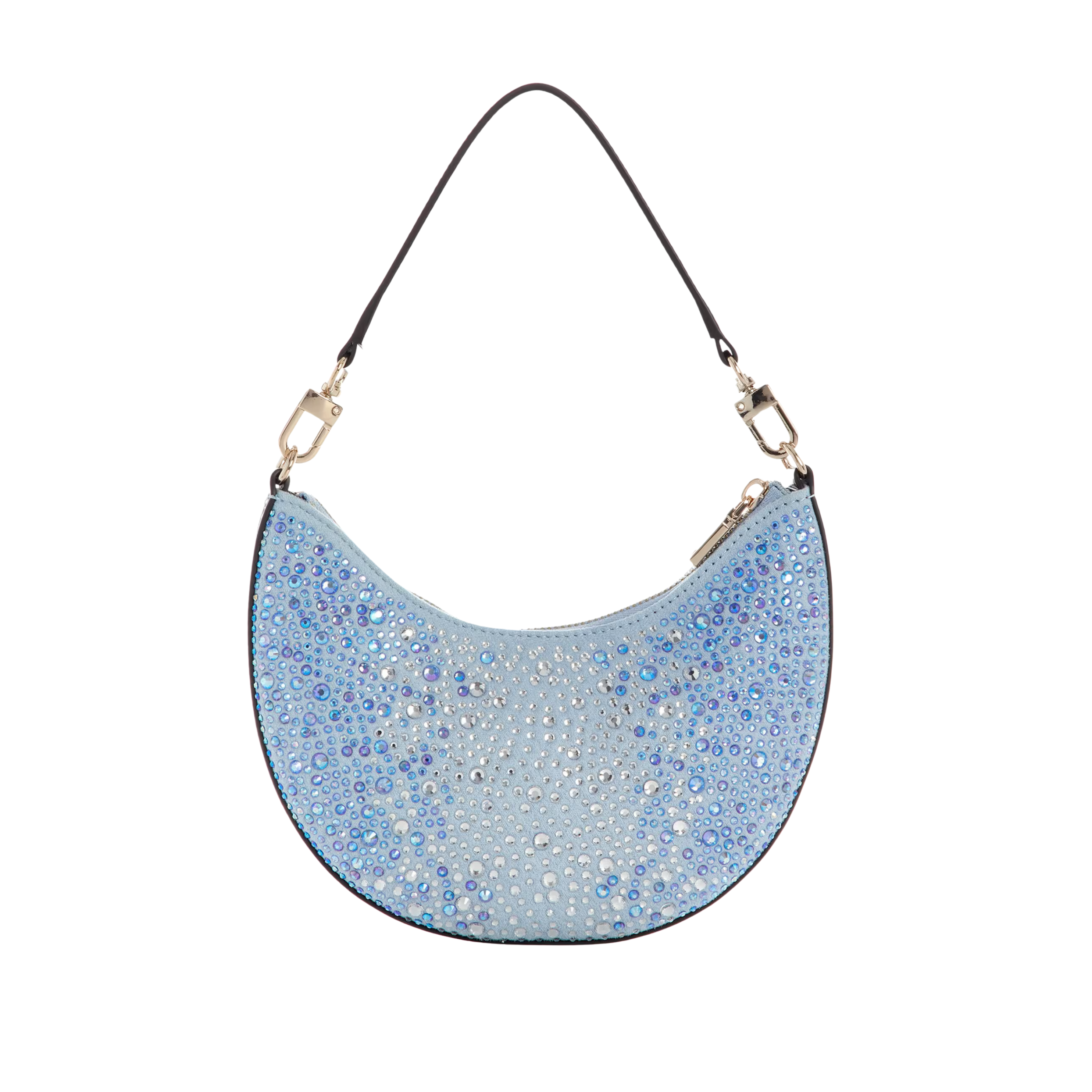 Guess Women Tasmin Rhinestones Hobo Bag - Open Blue