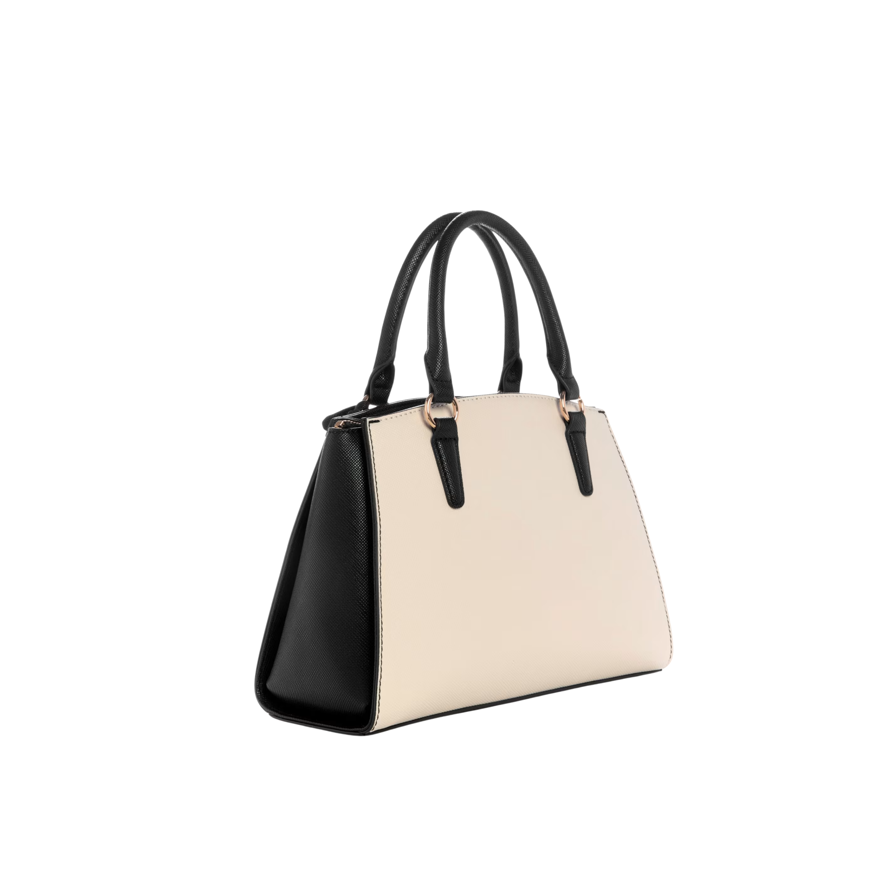 Guess Women Kyrie Saffiano Satchel - Neutral