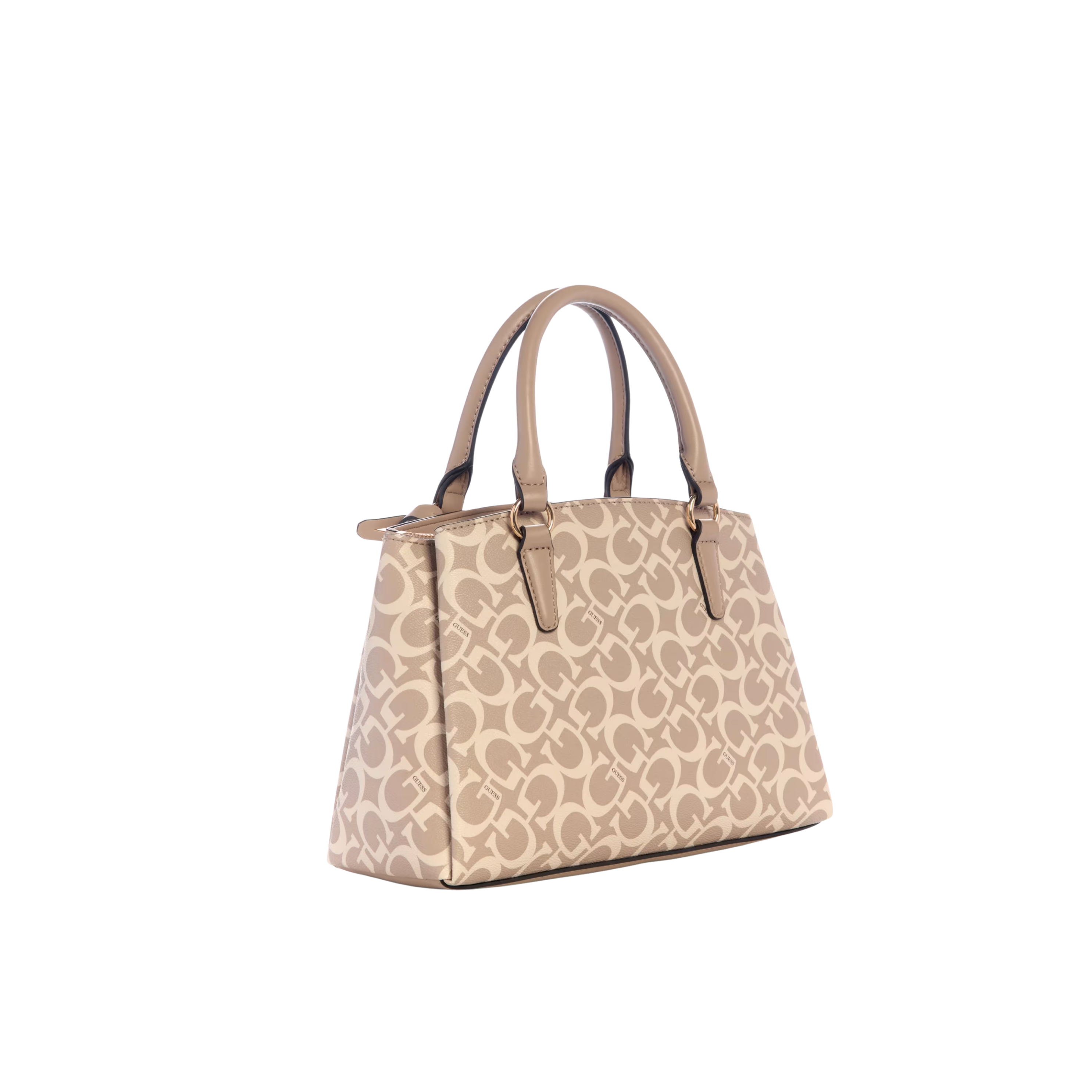 Guess Women Kyrie Logo Satchel - Beige