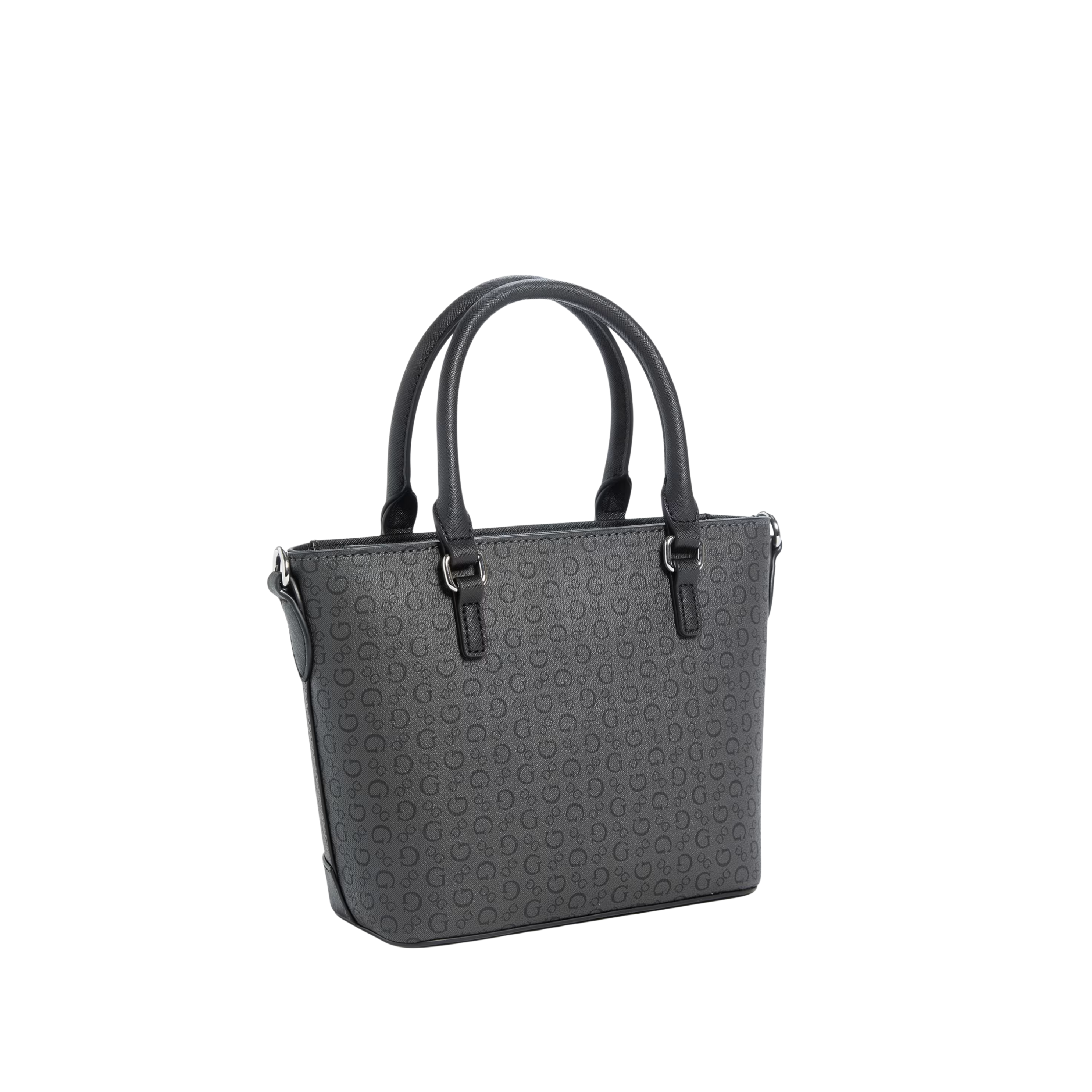 Guess Women Quinley Logo Mini Tote - Black