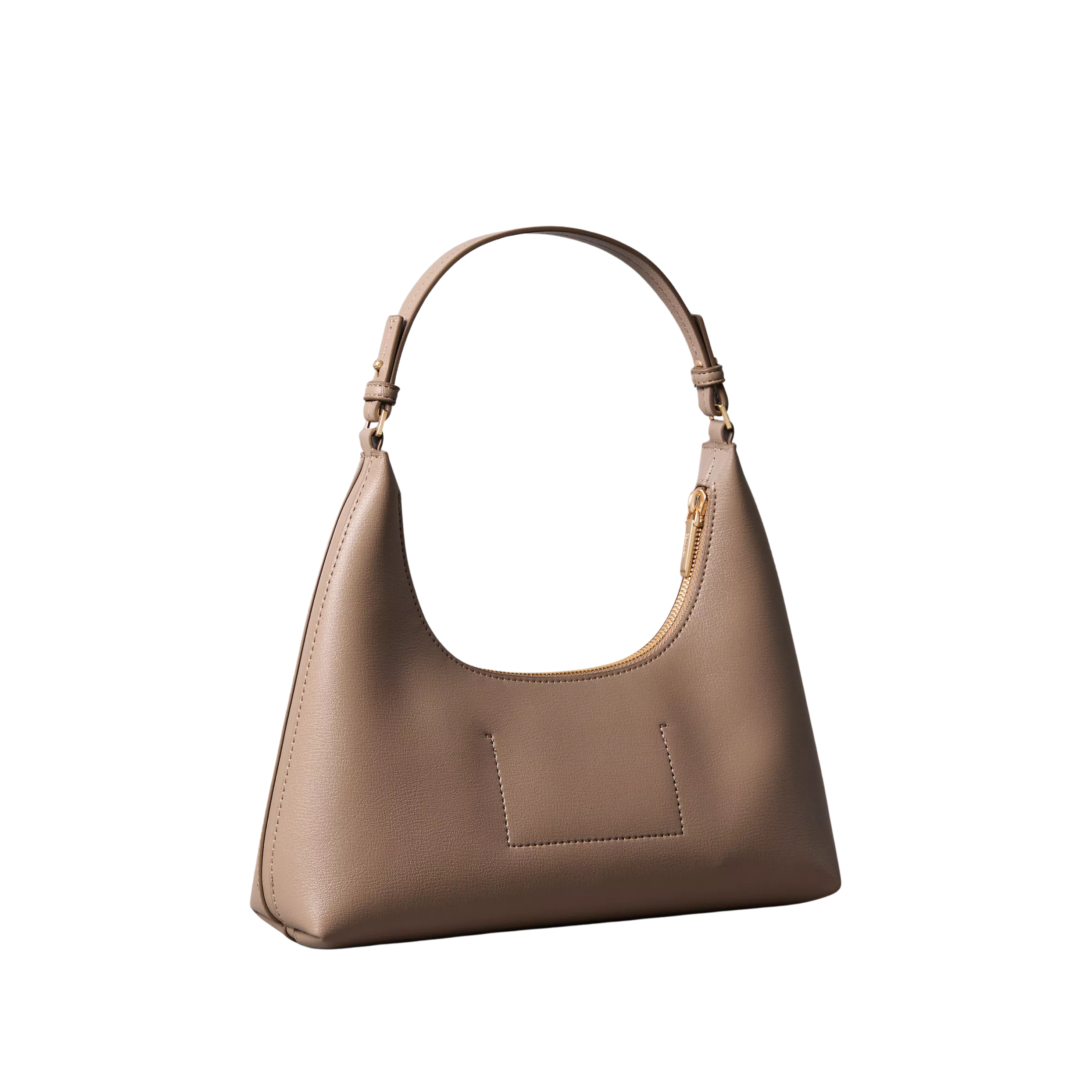 Calvin Klein Women Foil Logo Shoulder Bag - Desert Taupe