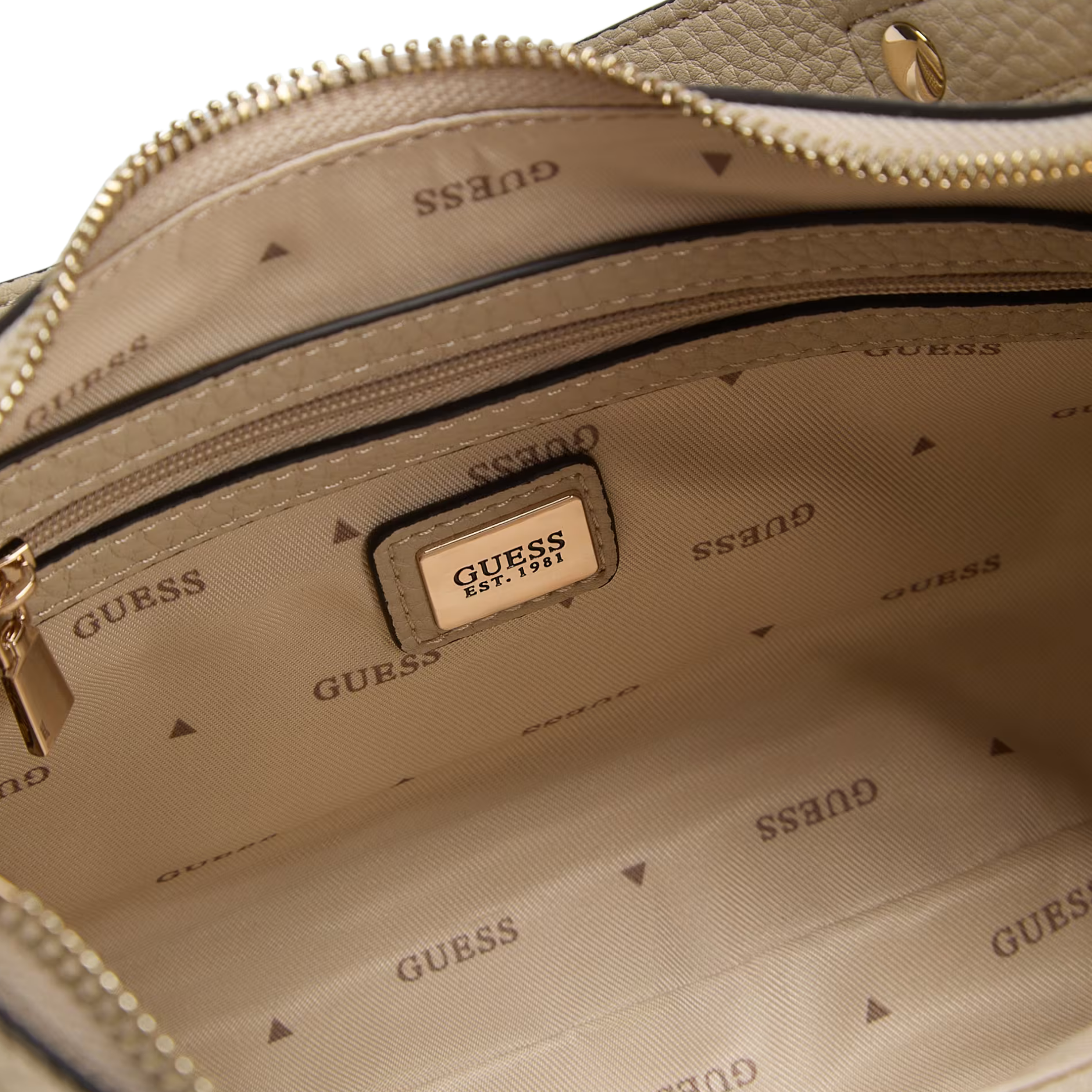 Guess Women Jessa Logo Shoulder Bag - Taupe