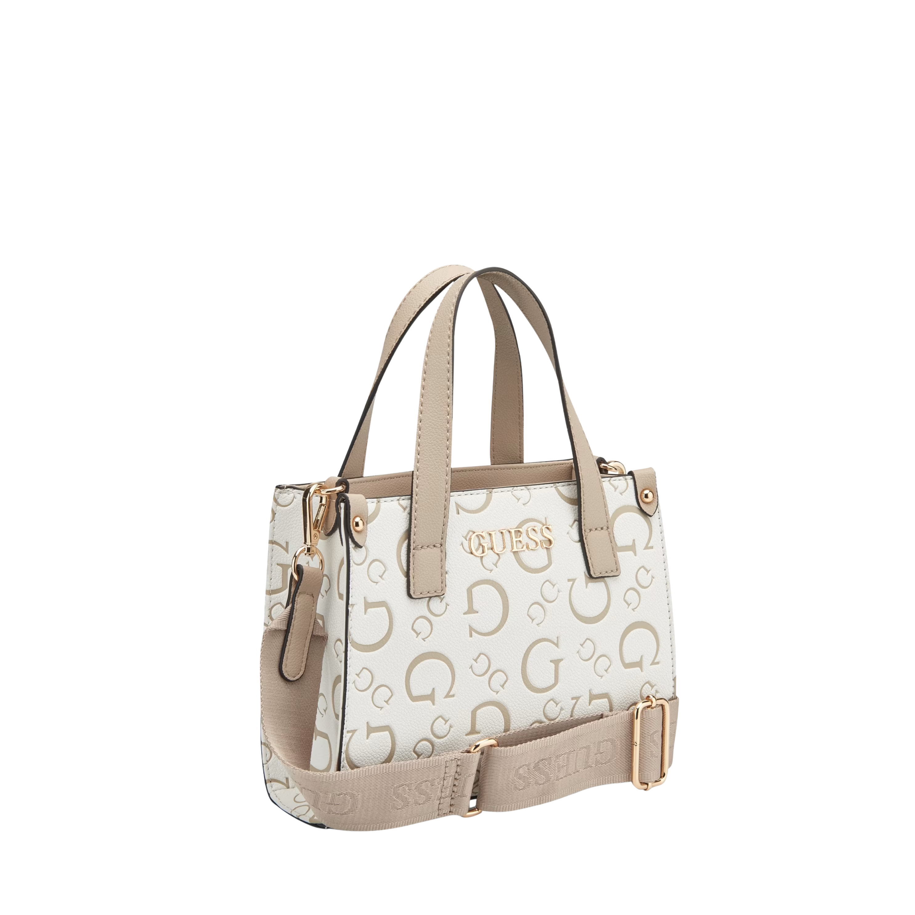 Guess Women Kyley Logo Mini Tote - Beige