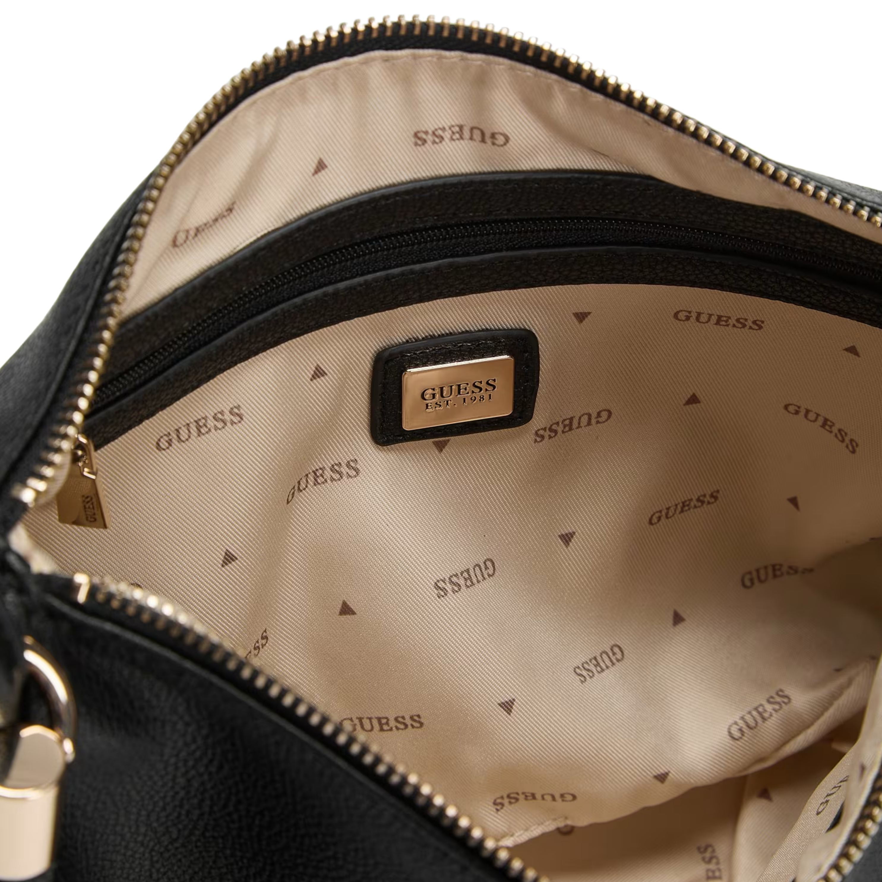 Guess Women Danya Logo Shoulder Bag - Black