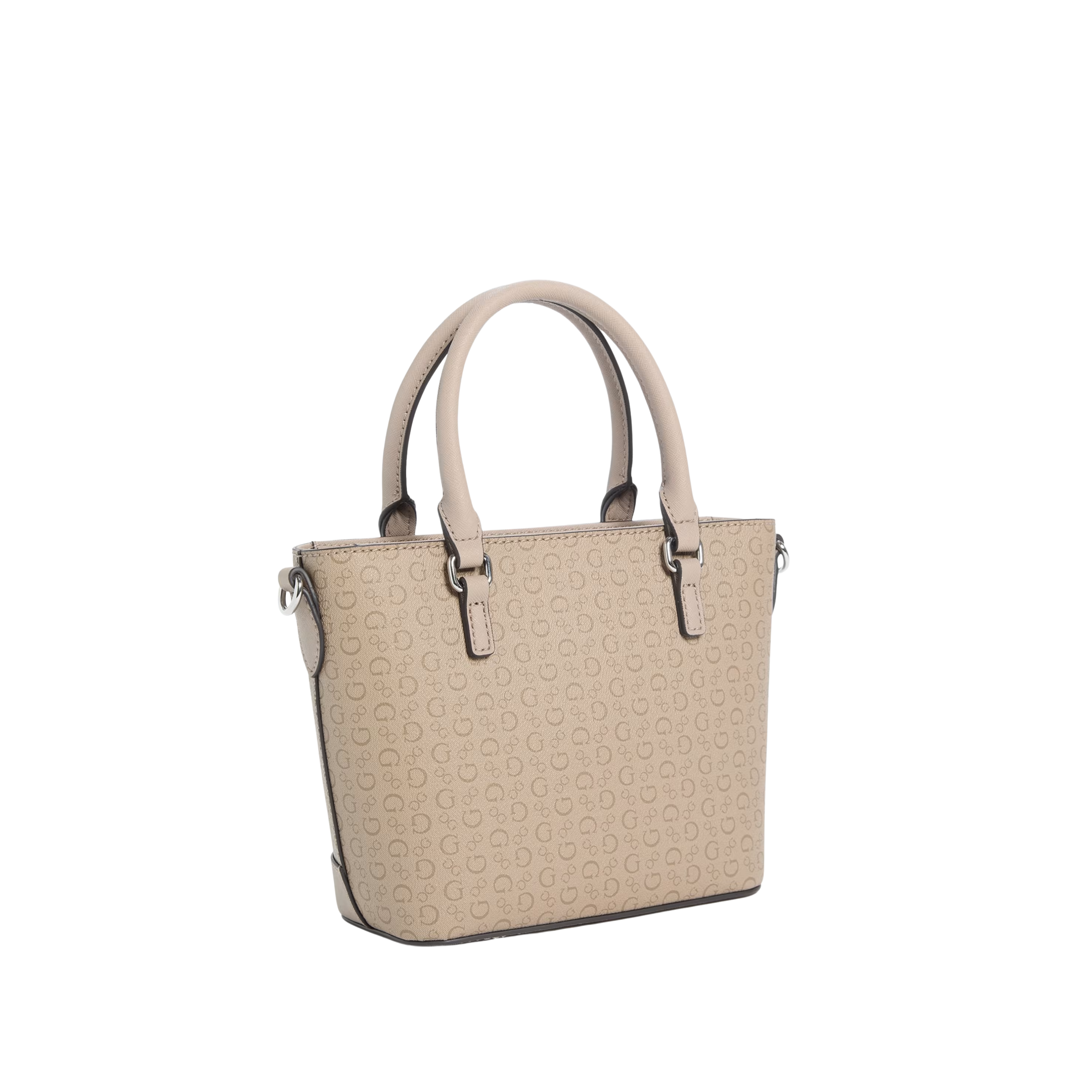 Guess Women Quinley Logo Mini Tote - Beige