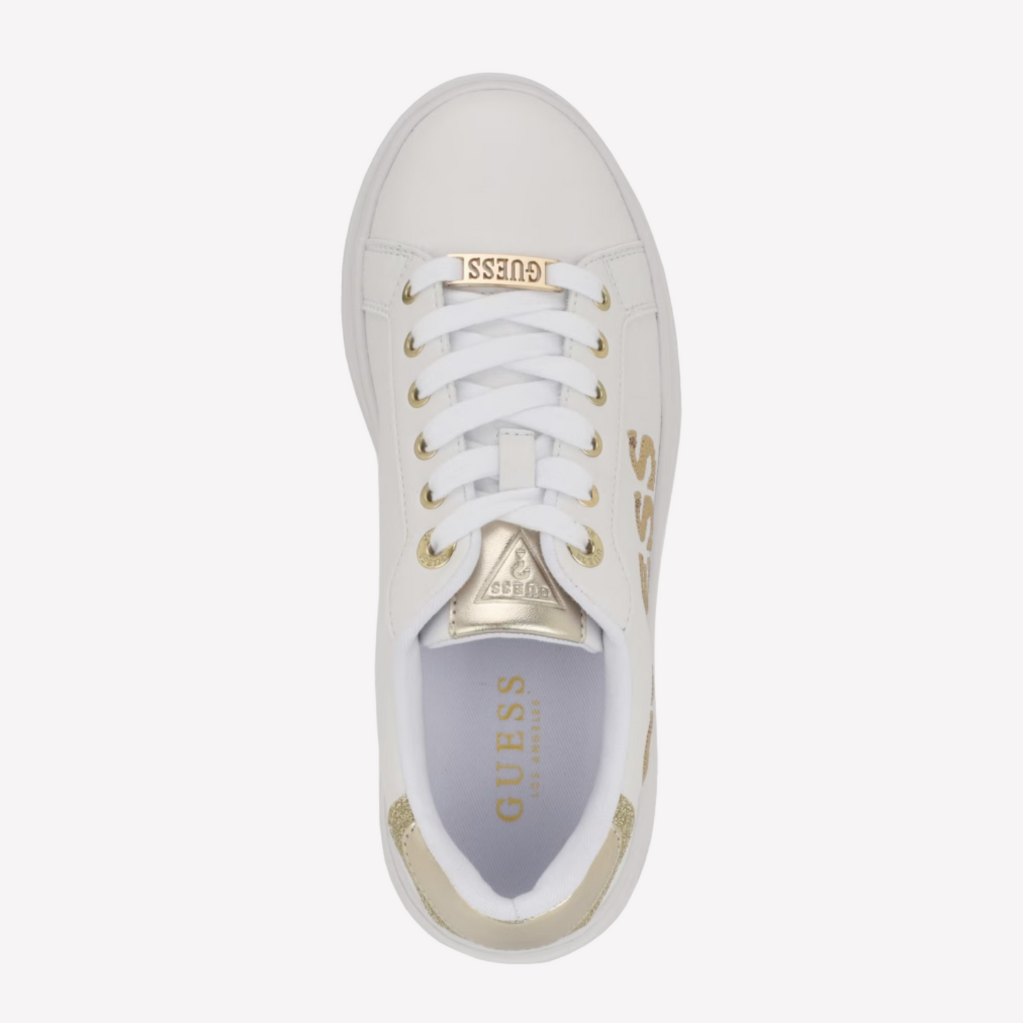 Guess Women Cordell Sequin Low-Top - Gold