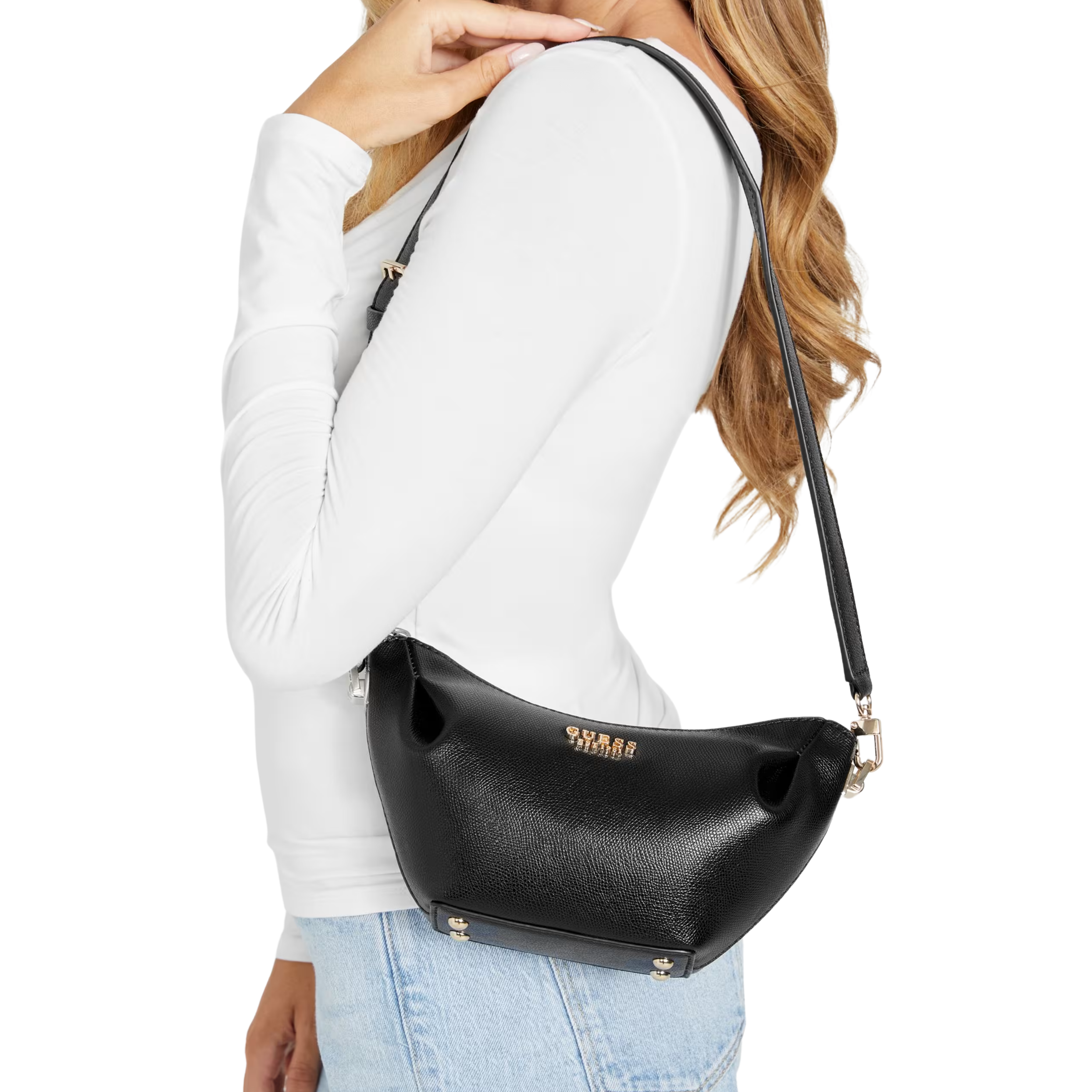 Guess Women Amorette Shoulder Bag - Black