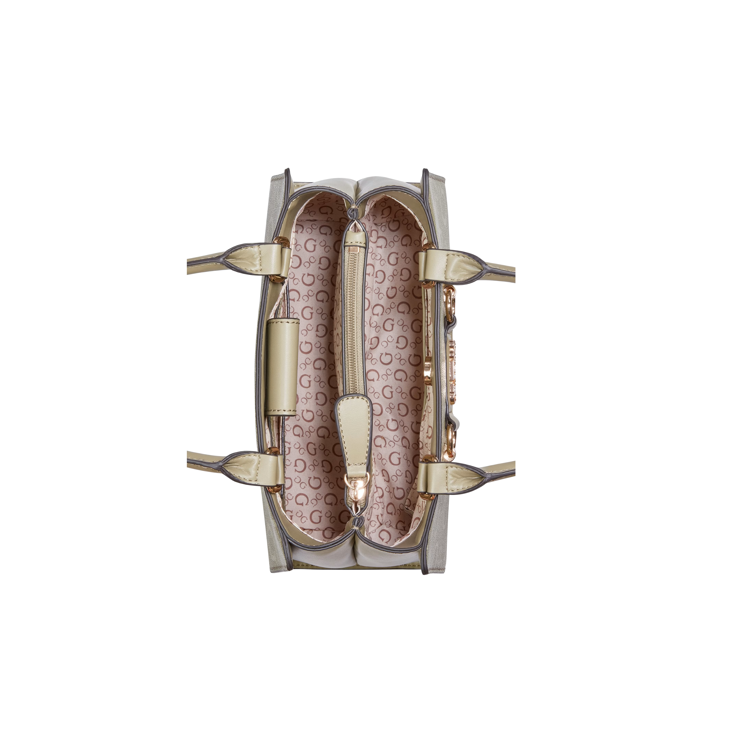 Guess Women Lacy Logo Satchel - Green