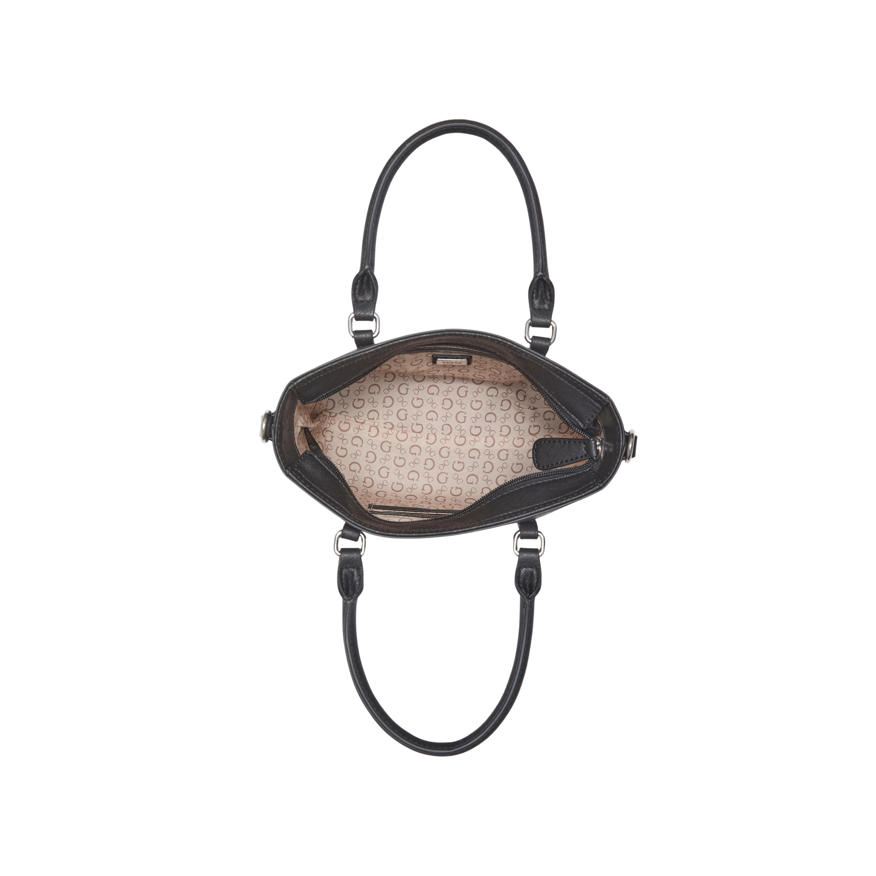 Guess Women Quinley Logo Mini Tote - Black