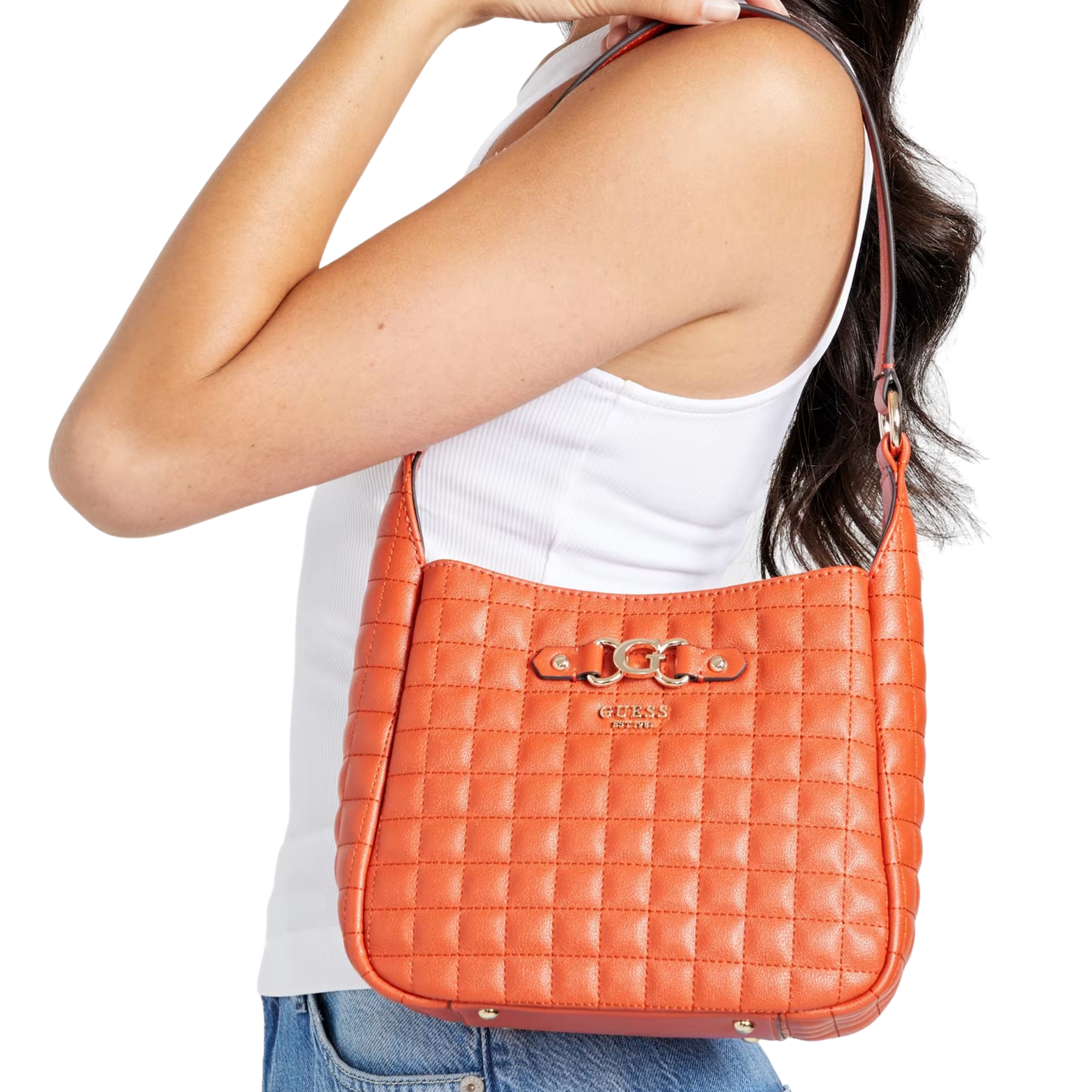 Guess Women Nadira Quilted Hobo Bag - Cli