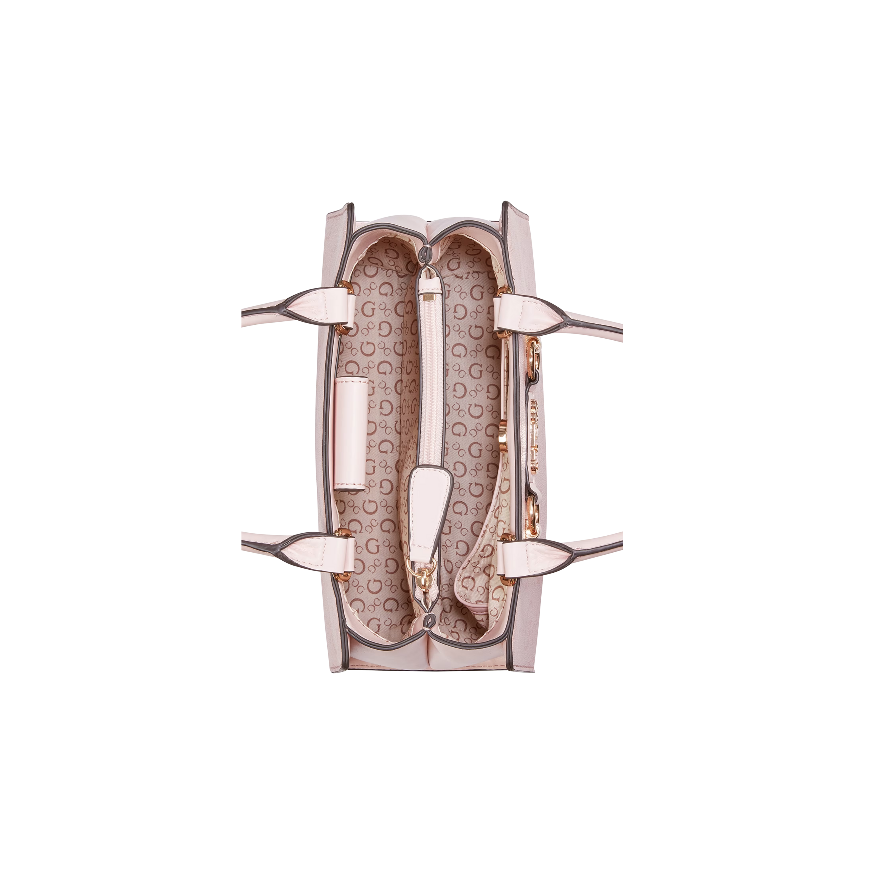 Guess Women Lacy Logo Satchel - Pink