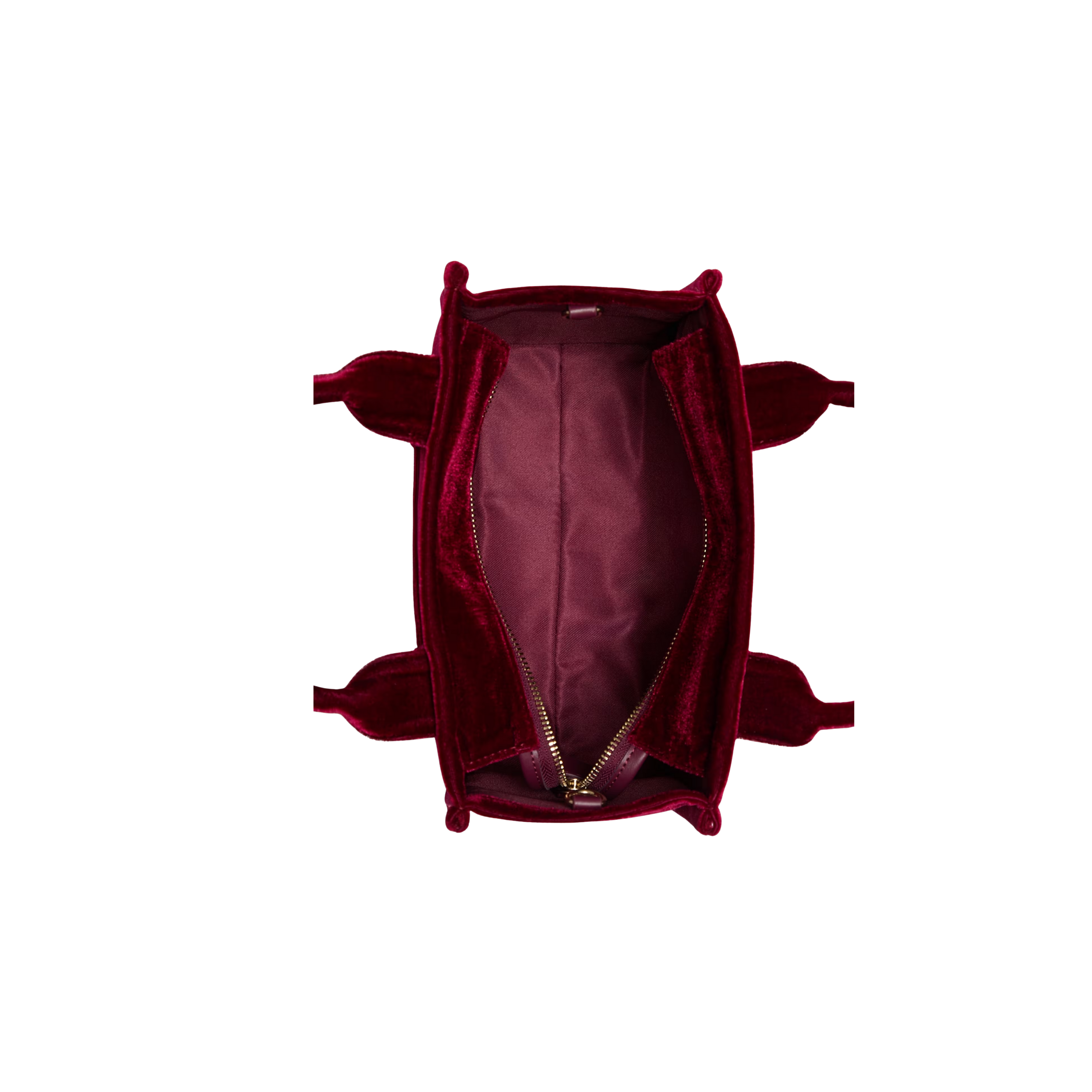 Guess Women Holly Velvet Mini Tote - Red