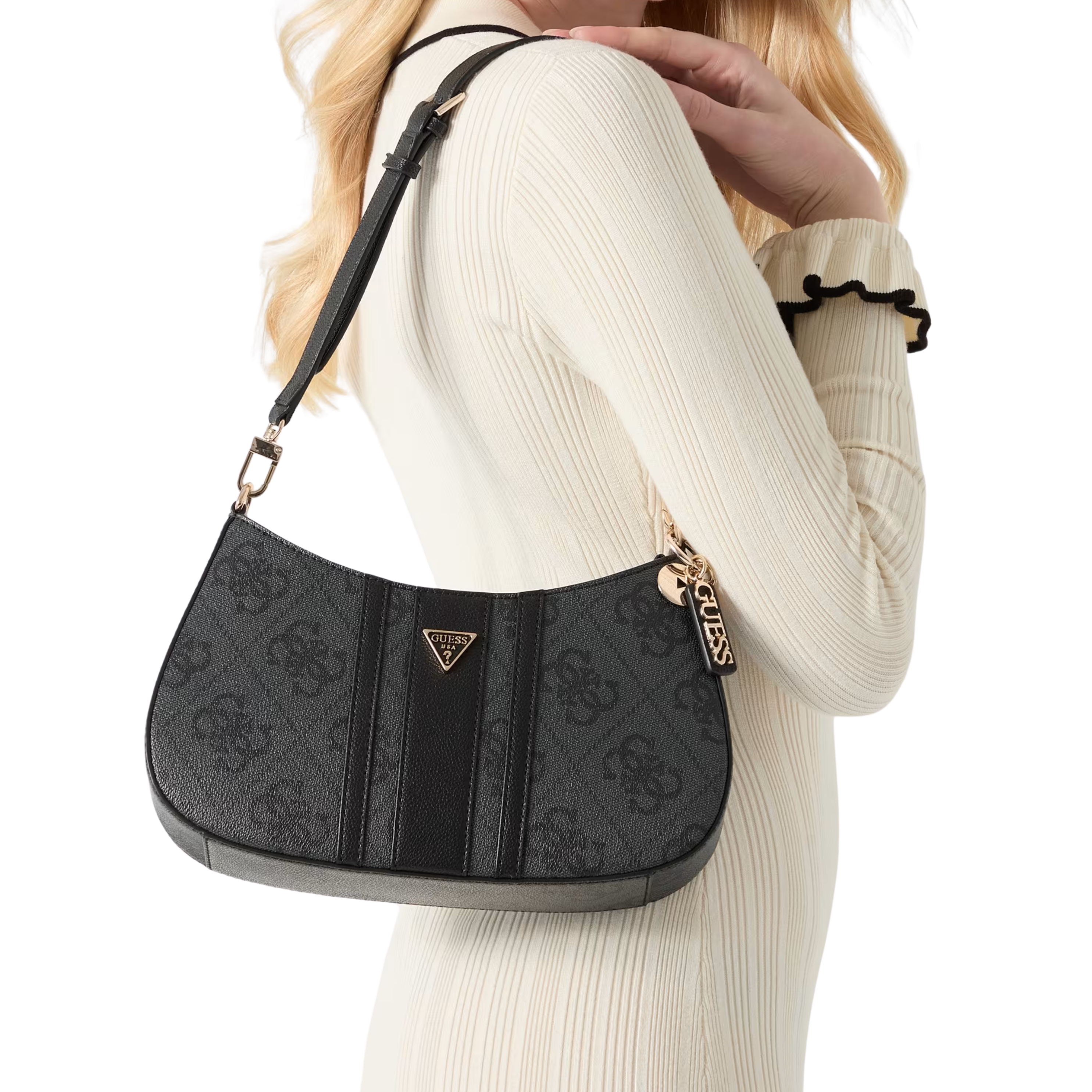 Guess Women Noelle Shoulder Bag - Cloud Wash