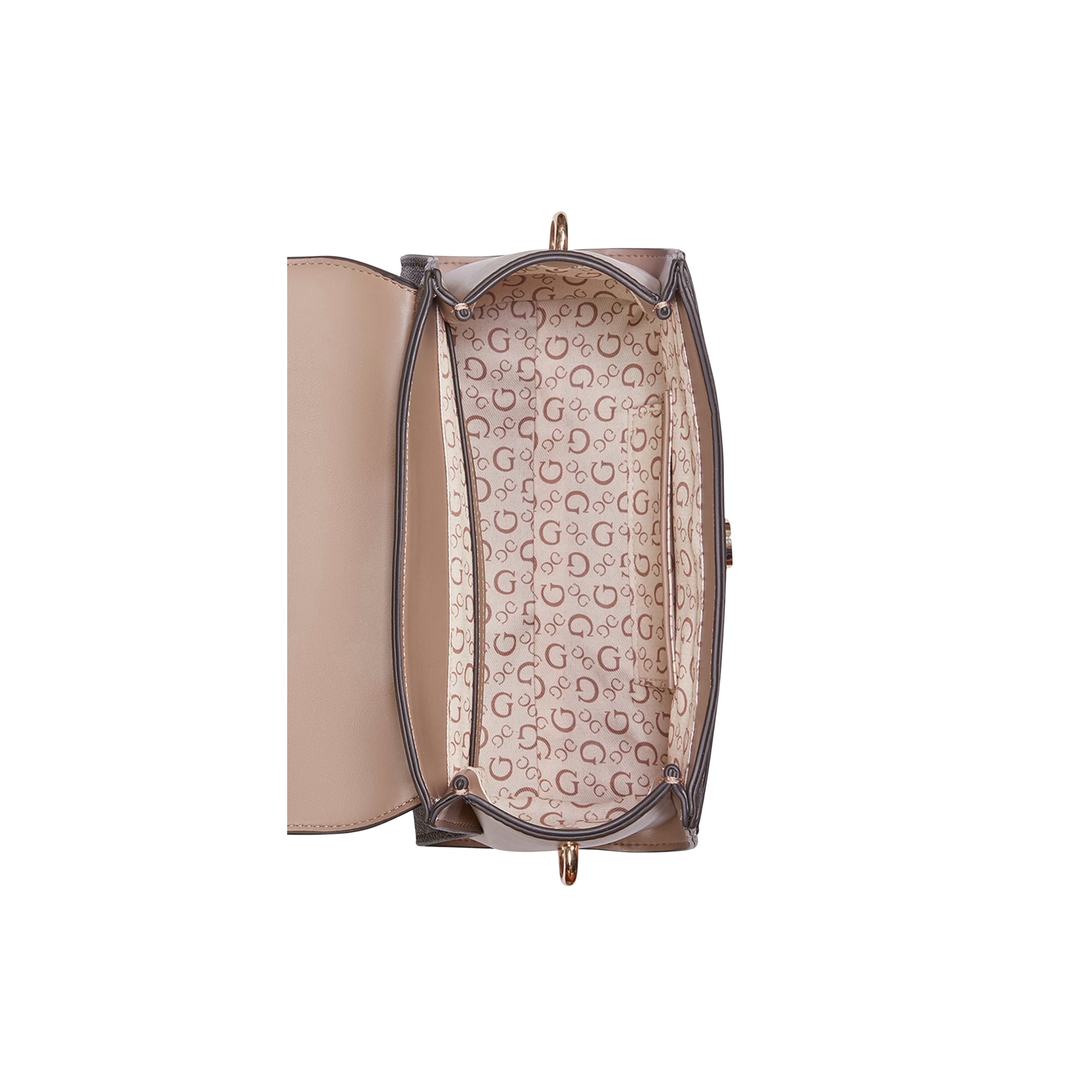 Guess Women Emberly Top Handle Crossbody - Brown