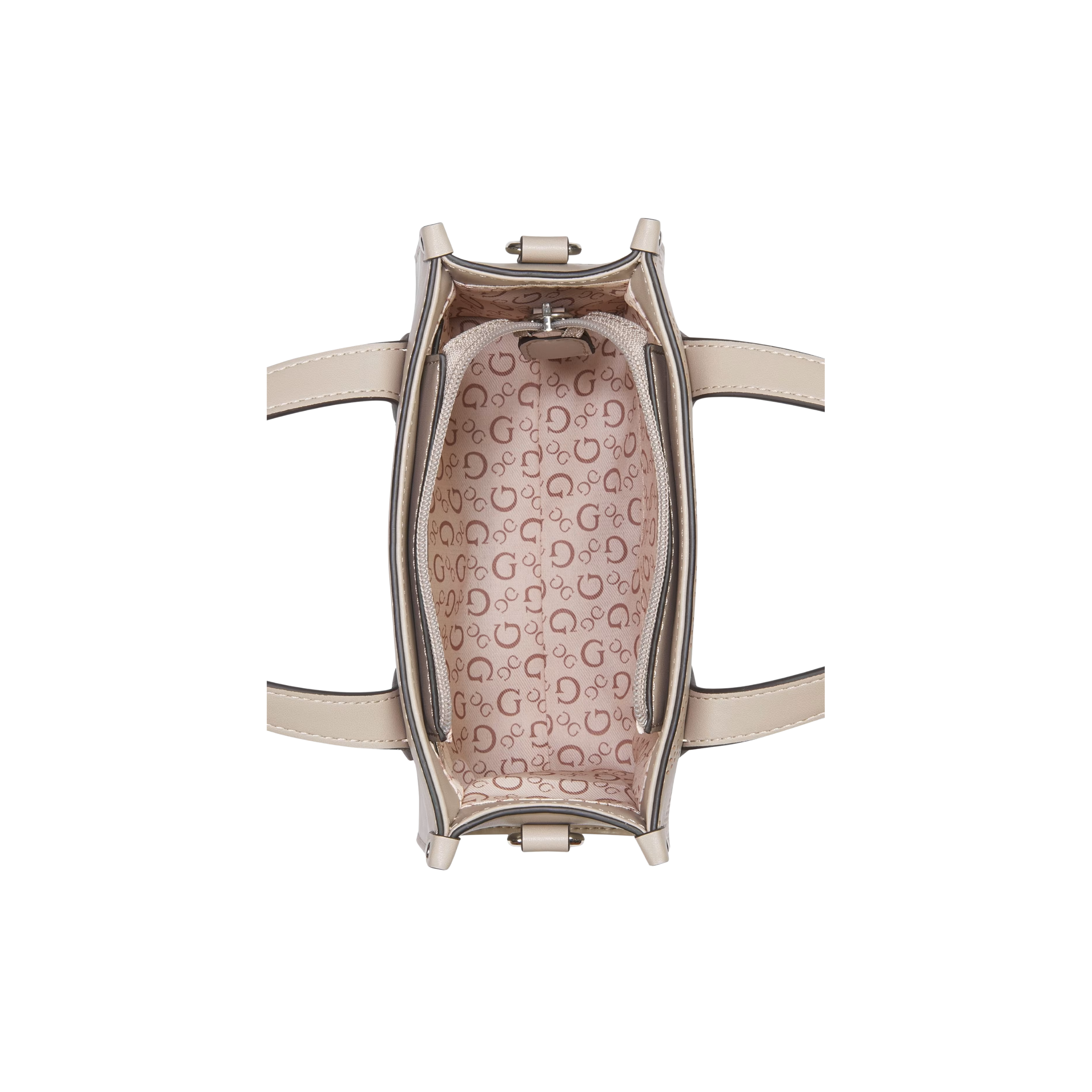 Guess Women Forber Perforated Logo Mini Tote - Beige