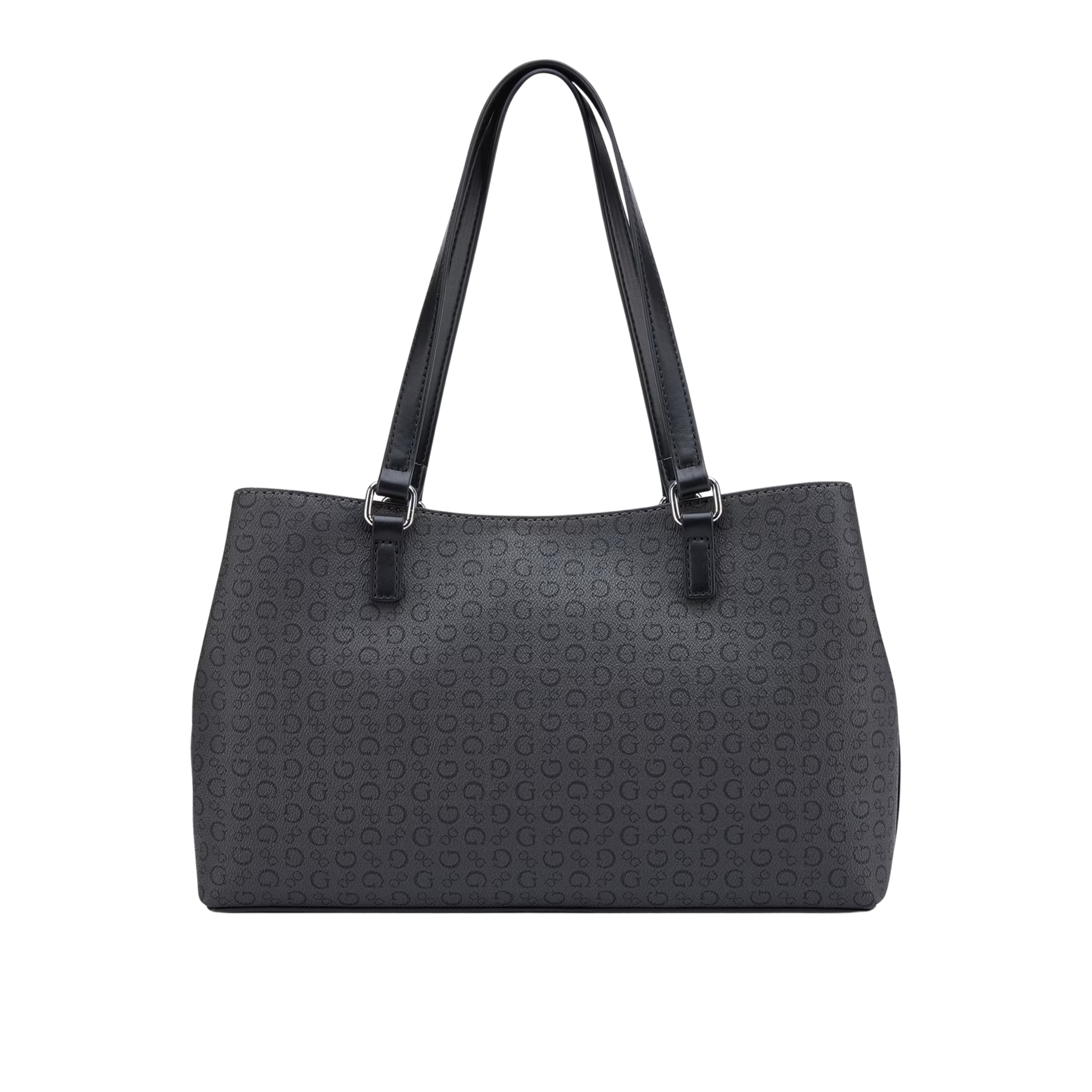 Guess Women Madwelle Logo Satchel - Black