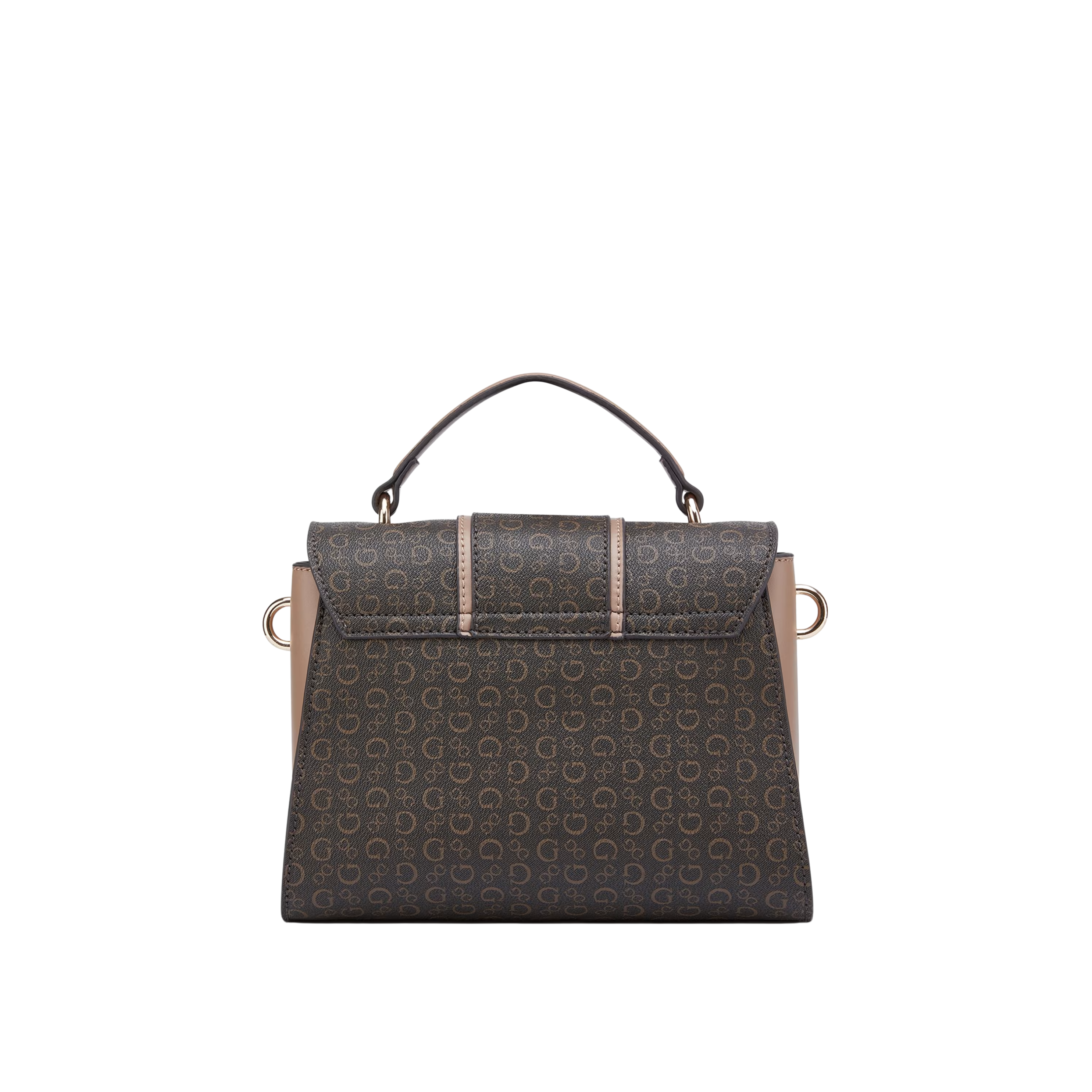 Guess Women Emberly Top Handle Crossbody - Brown