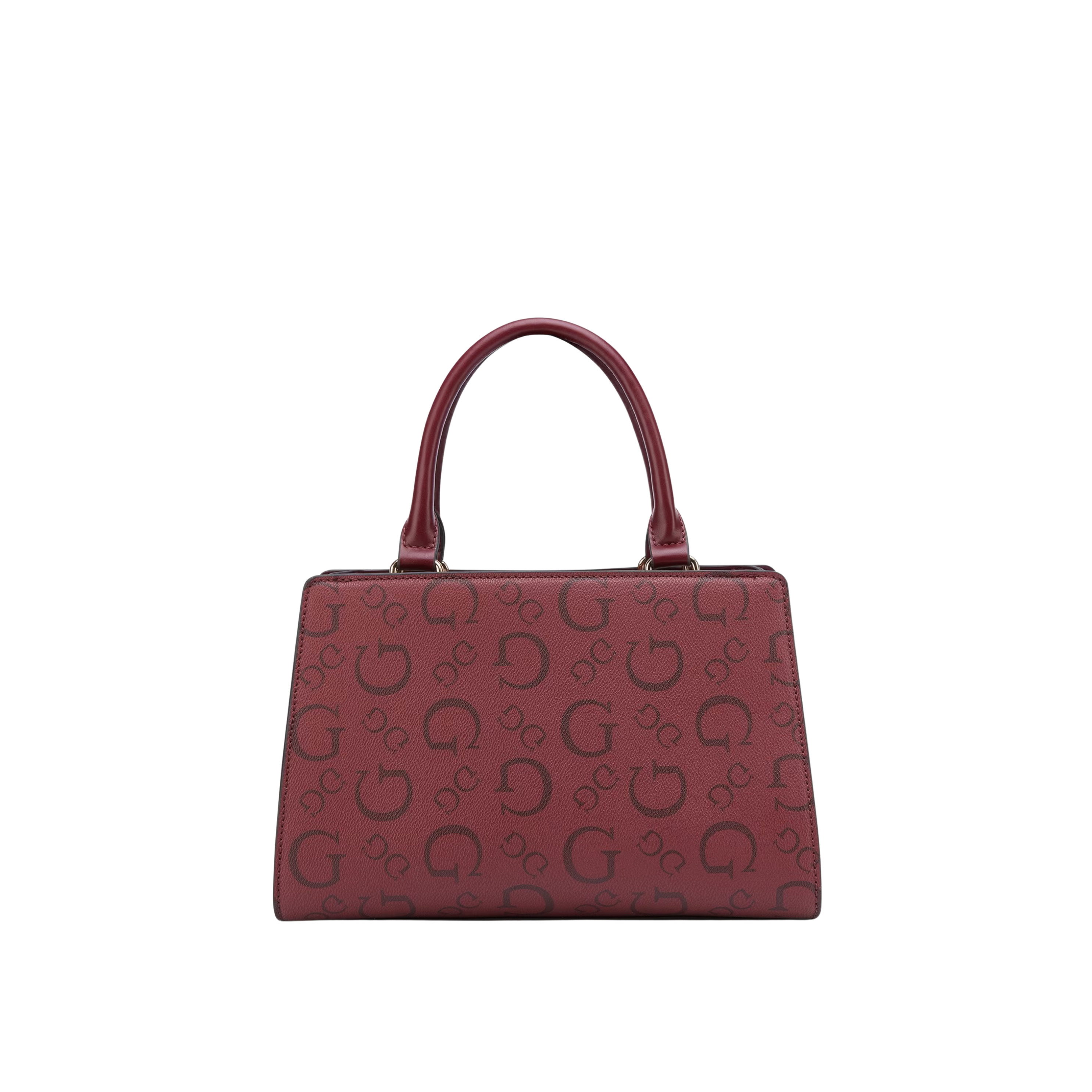 Guess Women Lacy Logo Satchel - Red