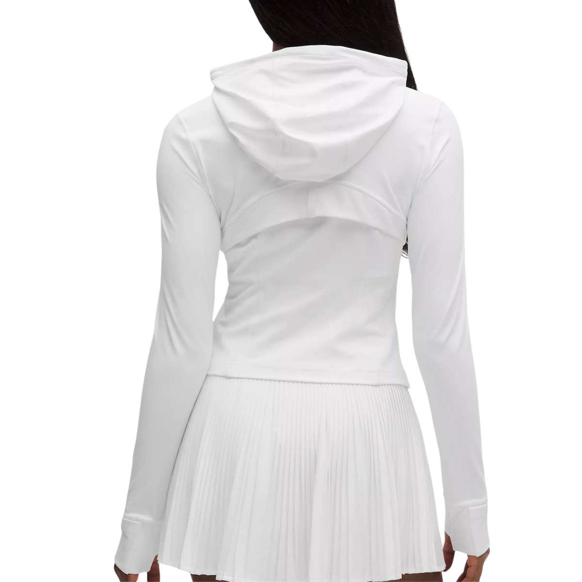 Lululemon Define Cropped Hooded Jacket - White