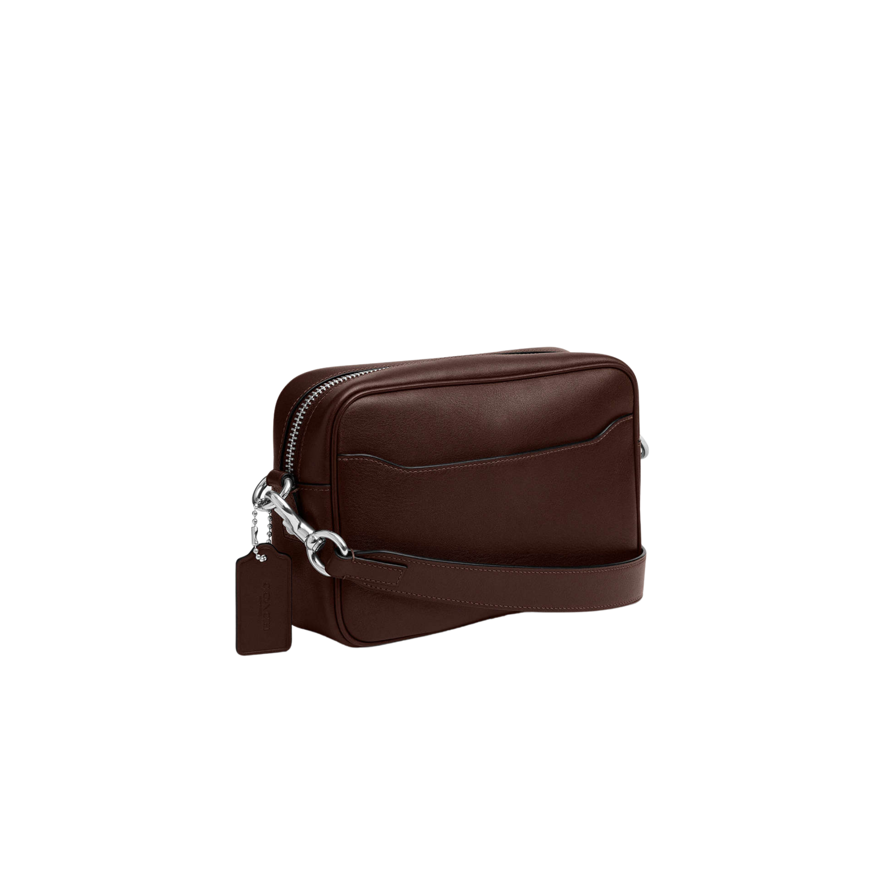 Coach Men Radio Camera Bag - Leather Maple