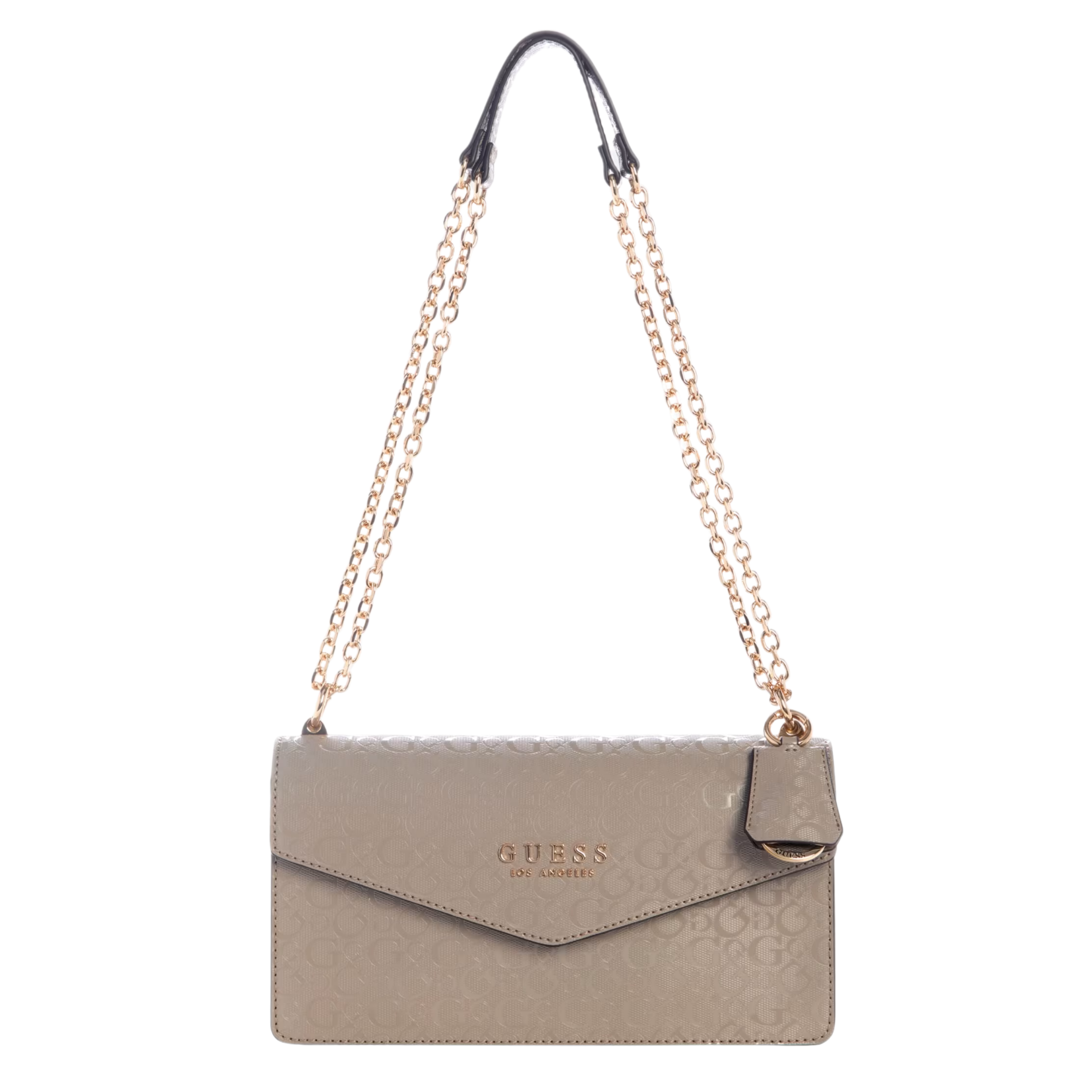 Guess Women Kiran Logo Shine Convertible Crossbody - Gray