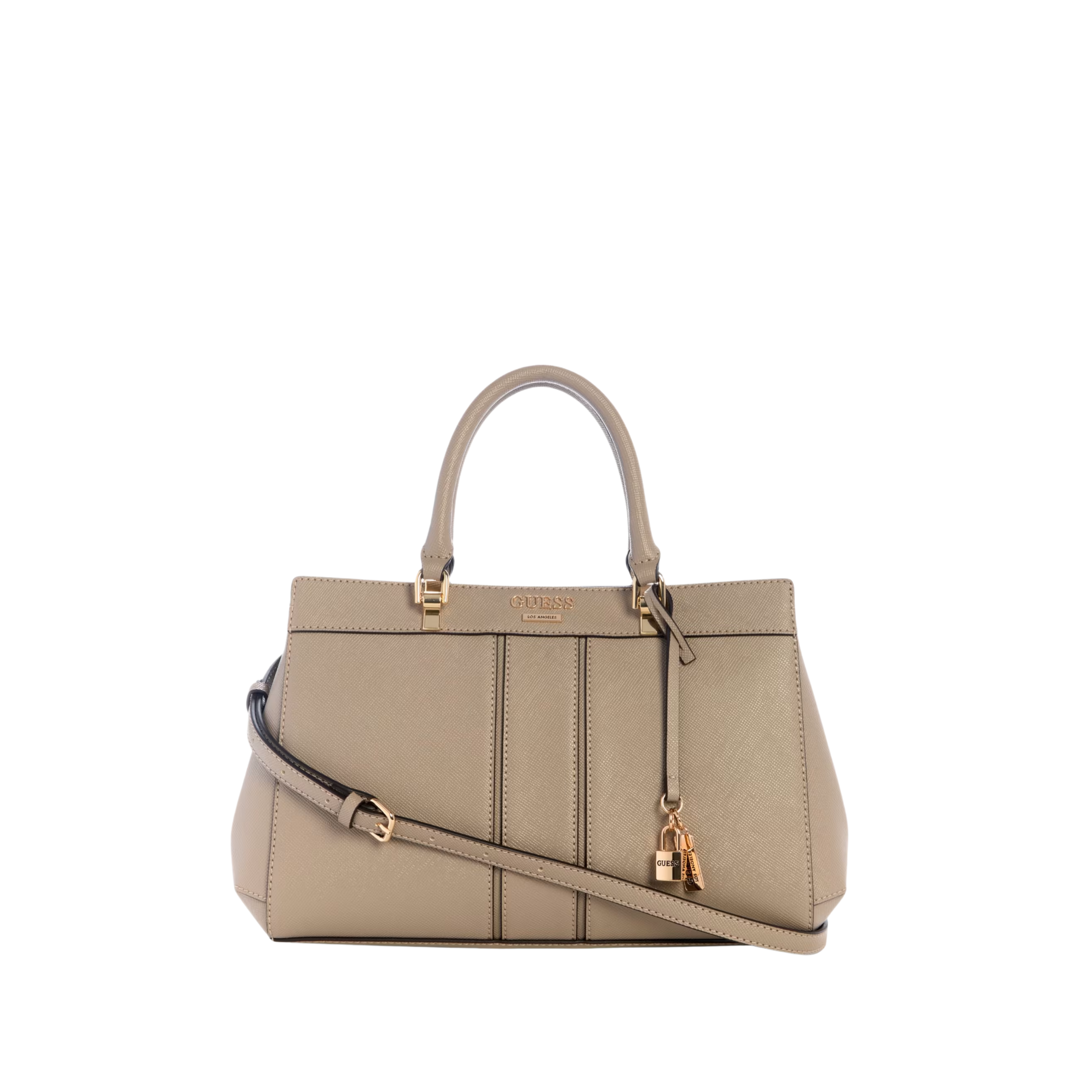Guess Women Alesso Satchel - Beige