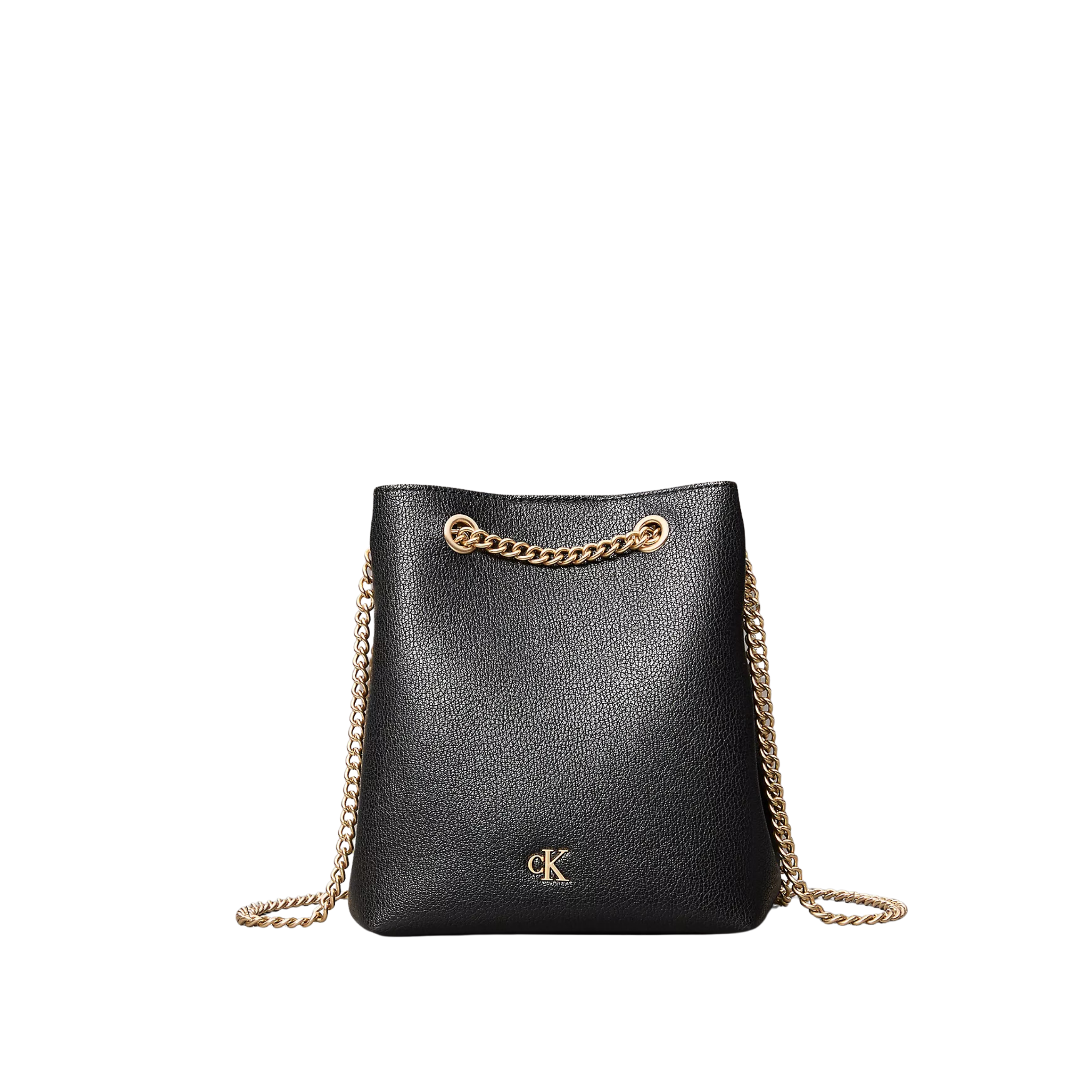 Calvin Klein Women Minimal Monogram Bucket Bag - Black