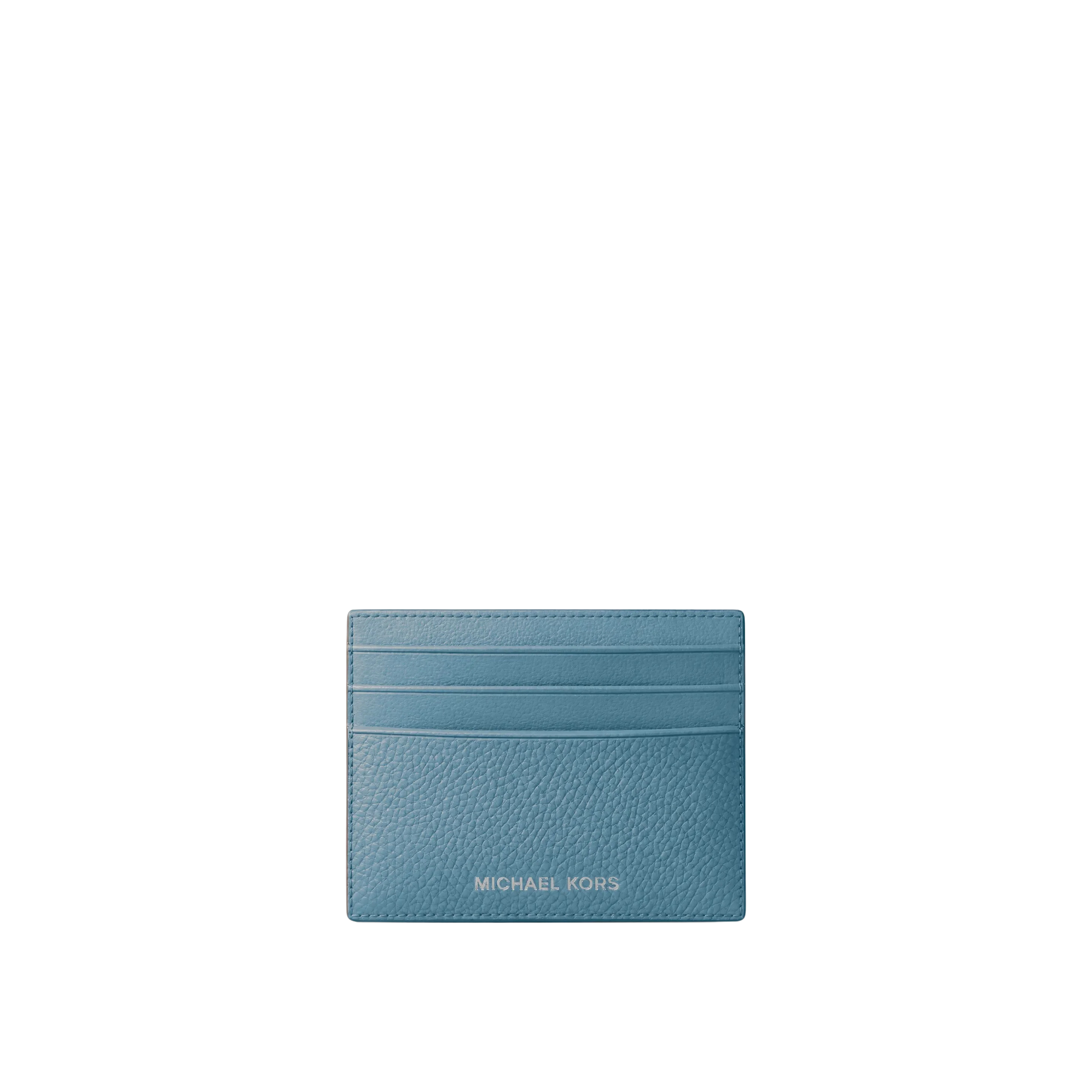 Michael Kors Men Cooper Pebbled Leather Card Case - Denim