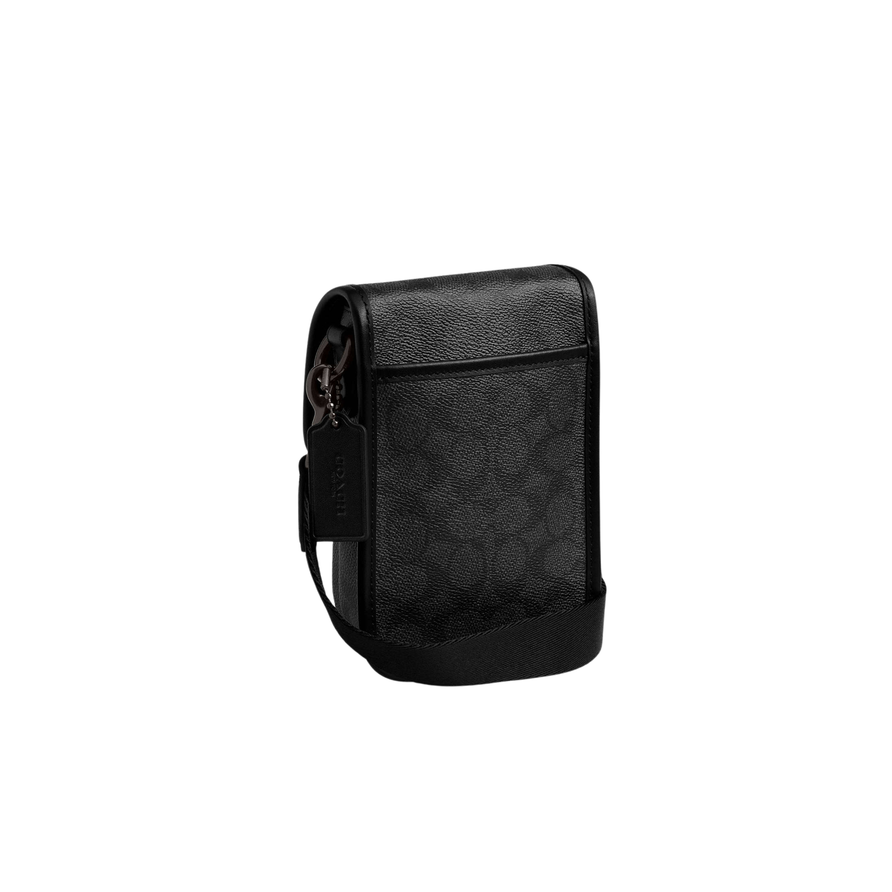 Coach Men League Phone Crossbody Bag - Charcoal Signature