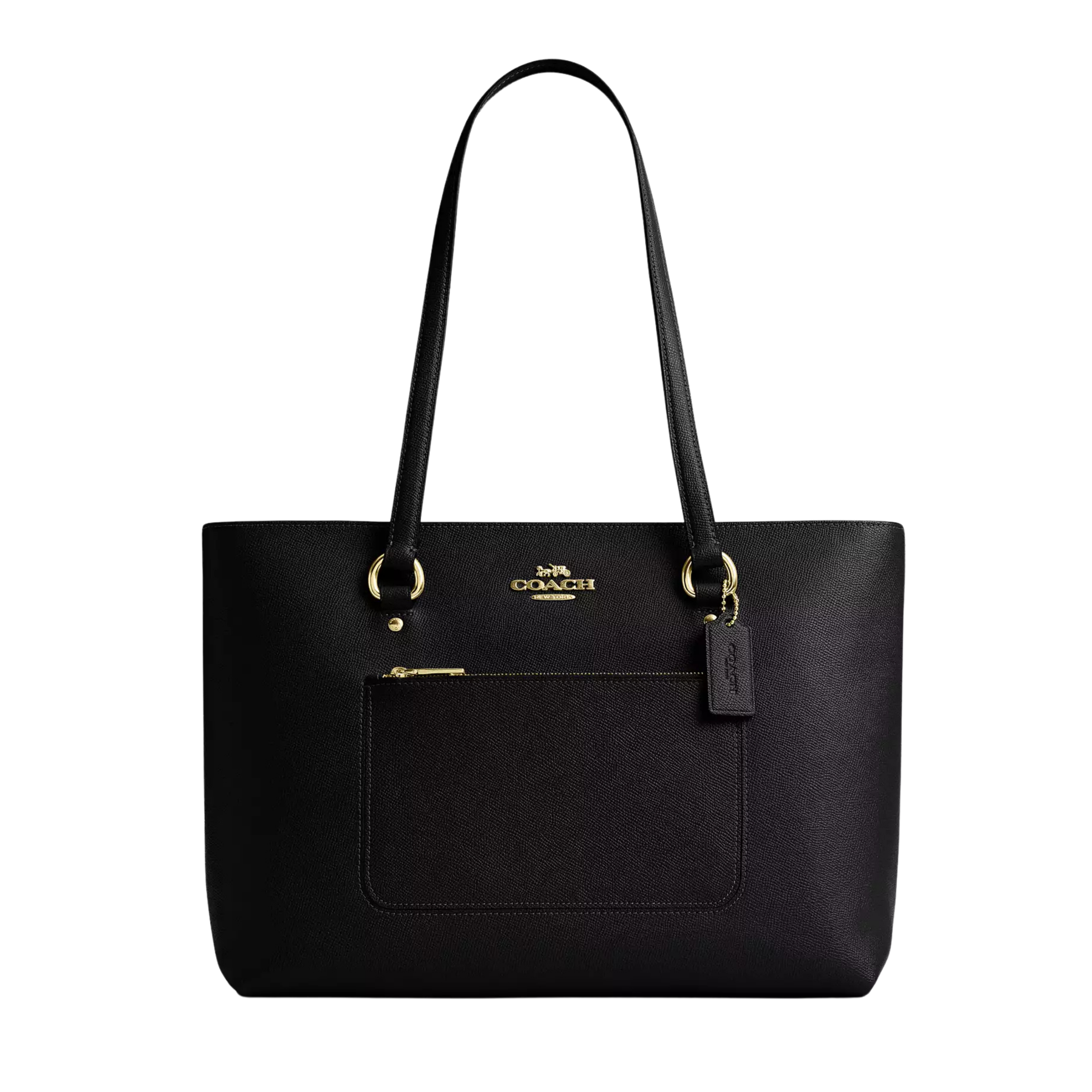 COACH Women Station Tote Bag - Gold Black