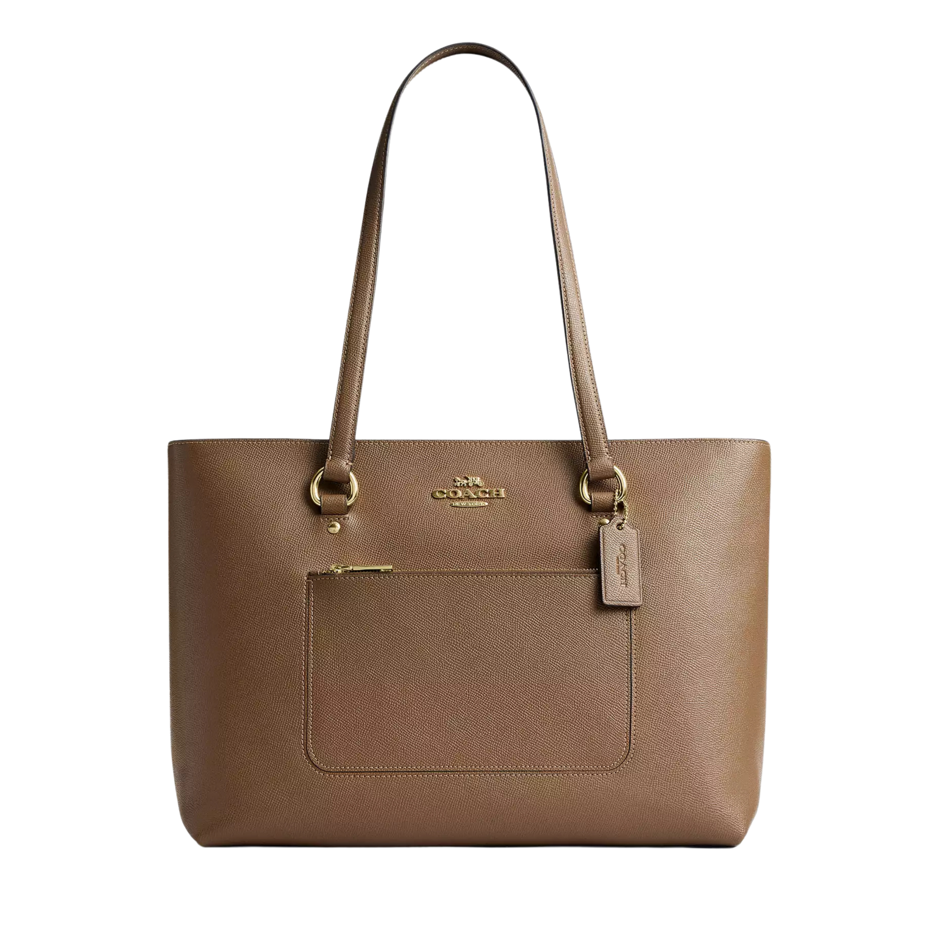 COACH Women Station Tote Bag - Gold Dark Stone