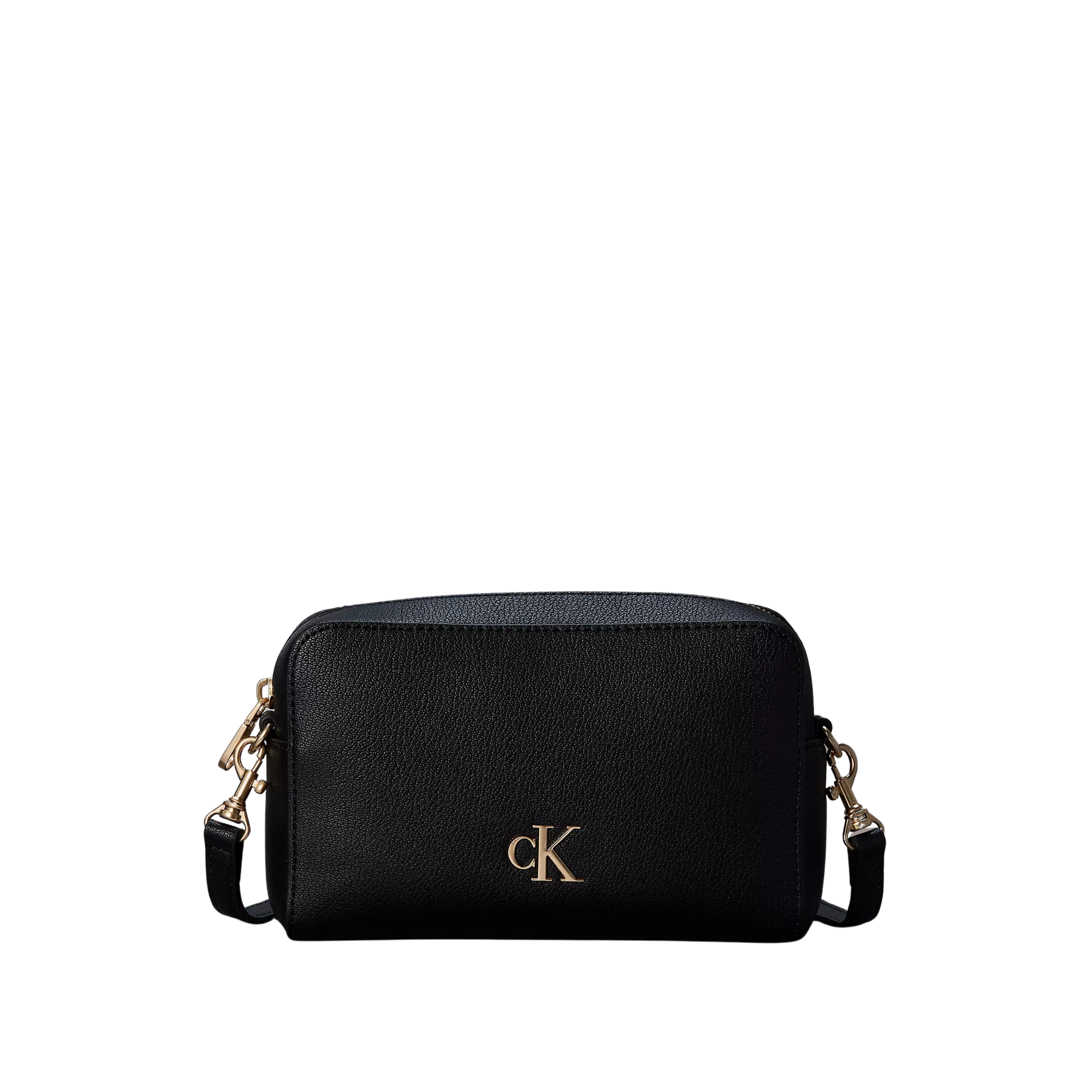 Calvin Klein Women Minimal Monogram Phone Crossbody - Black