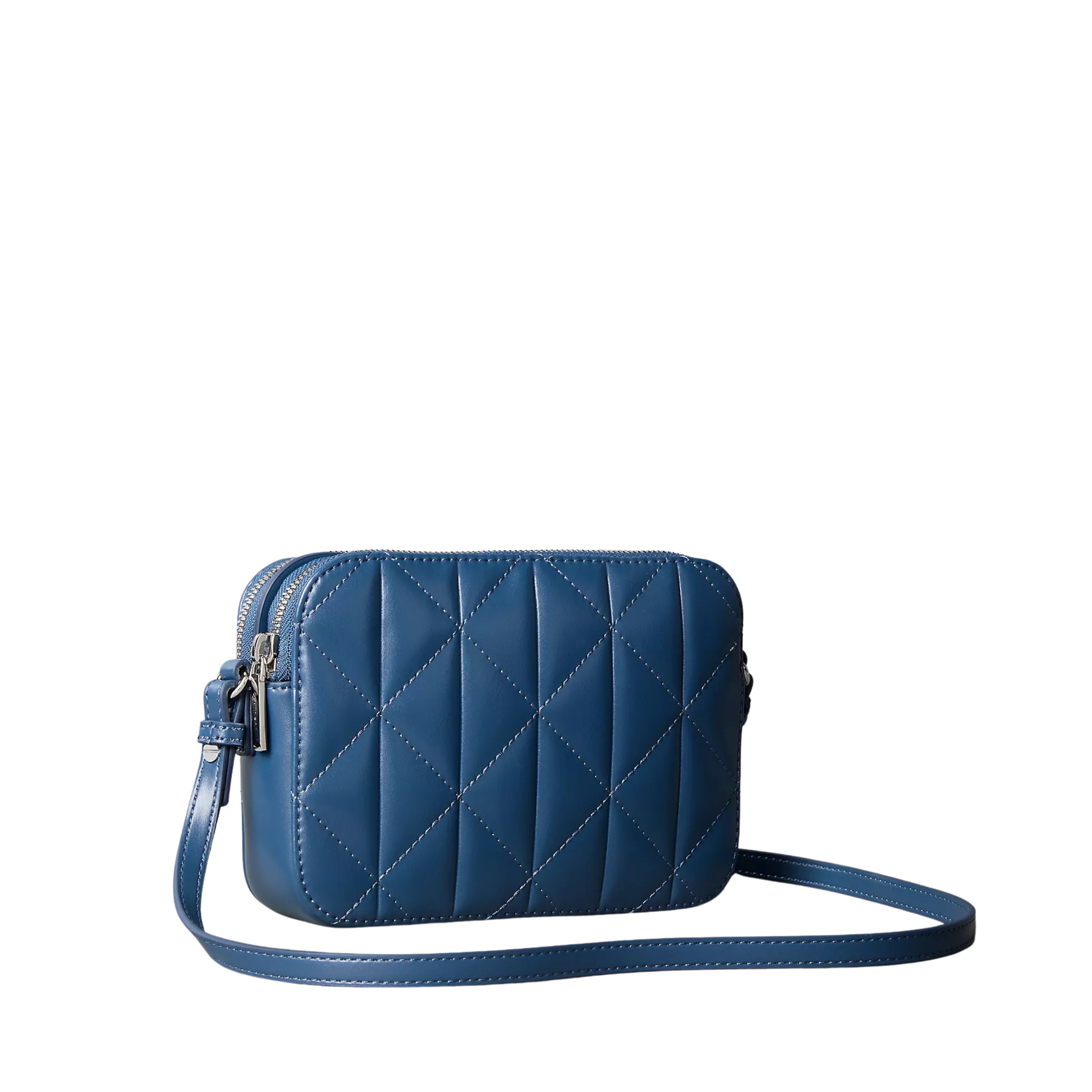 Calvin Klein Women Quilted Emblem Logo Camera Bag - Key Largo