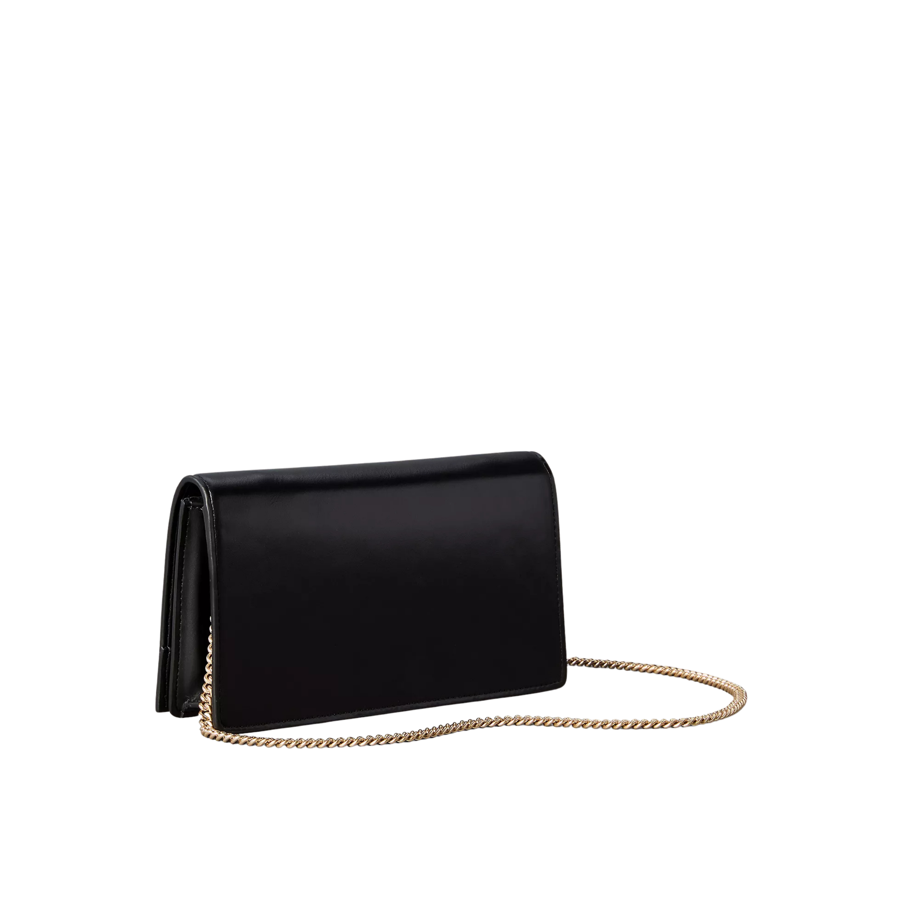 Calvin Klein Women Monogram Chain Wallet - Black