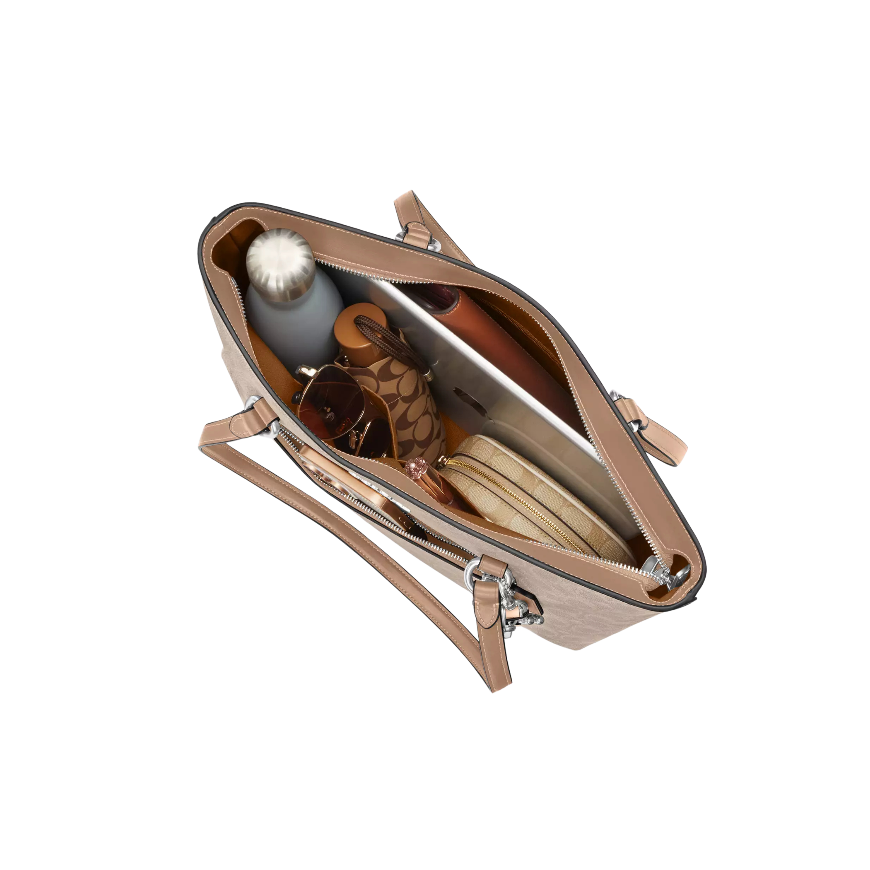 COACH Women Station Tote Bag - Silver