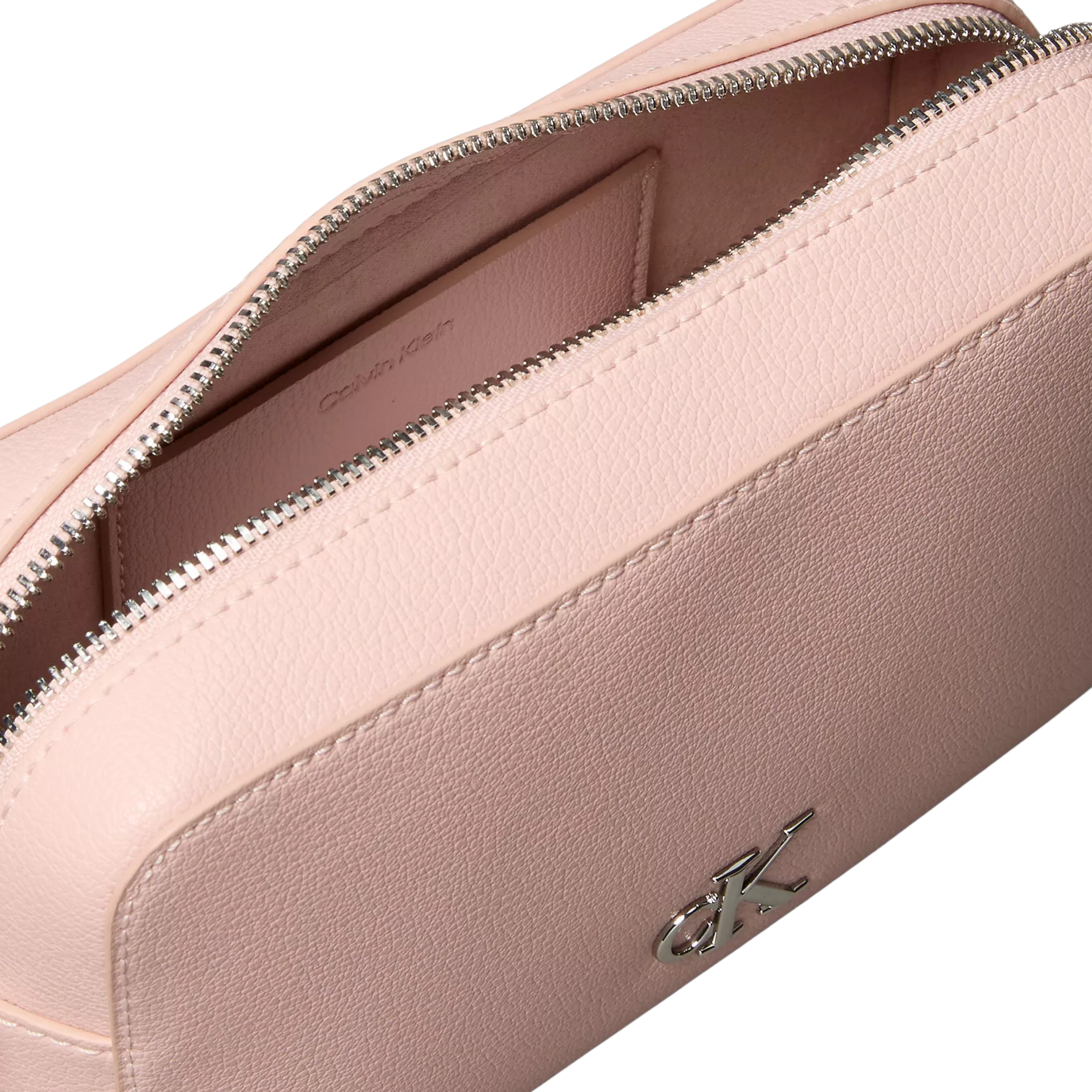 Calvin Klein Women Minimal Monogram Phone Crossbody - Pale Conch