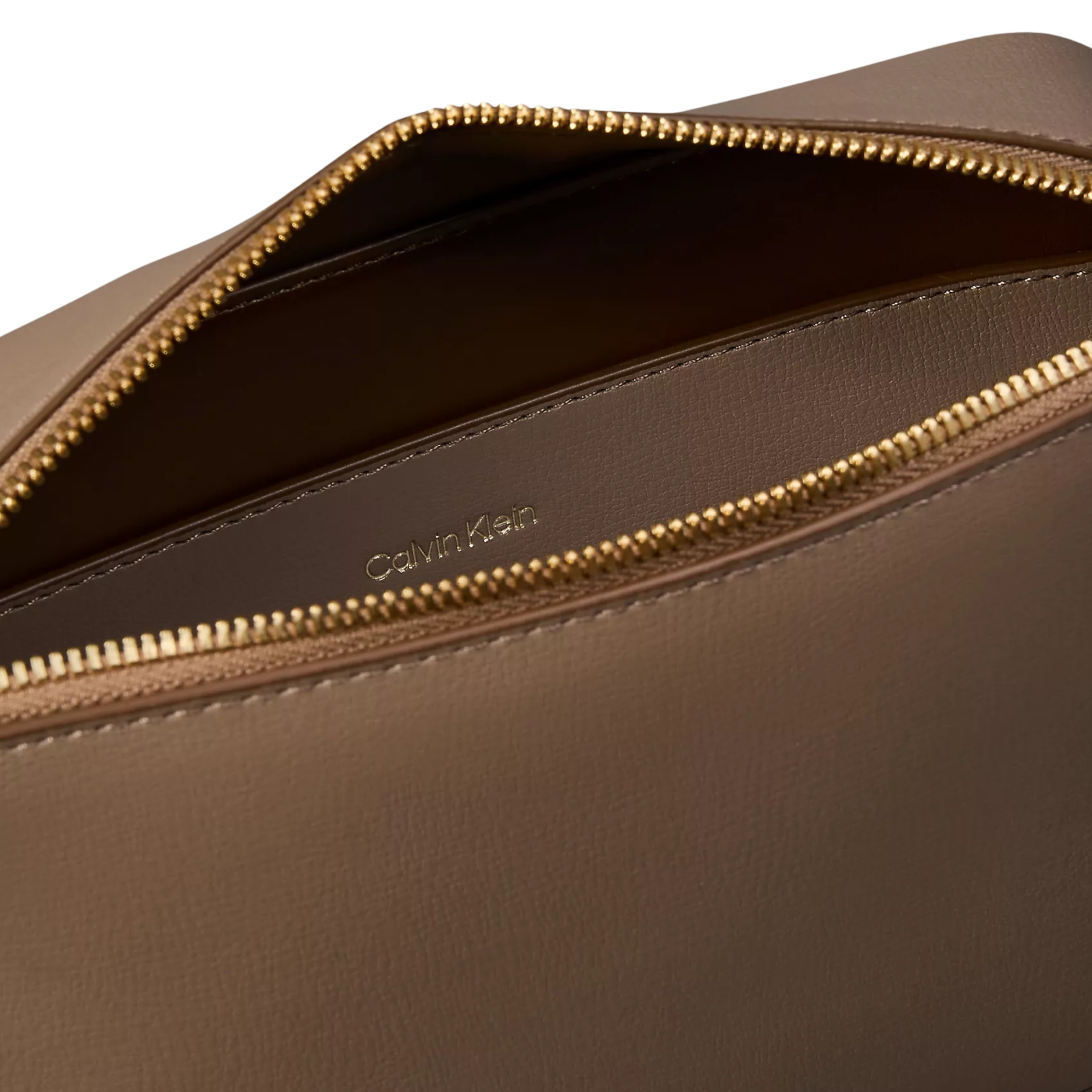 Calvin Klein Women Foil Logo Camera Bag - Desert Taupe