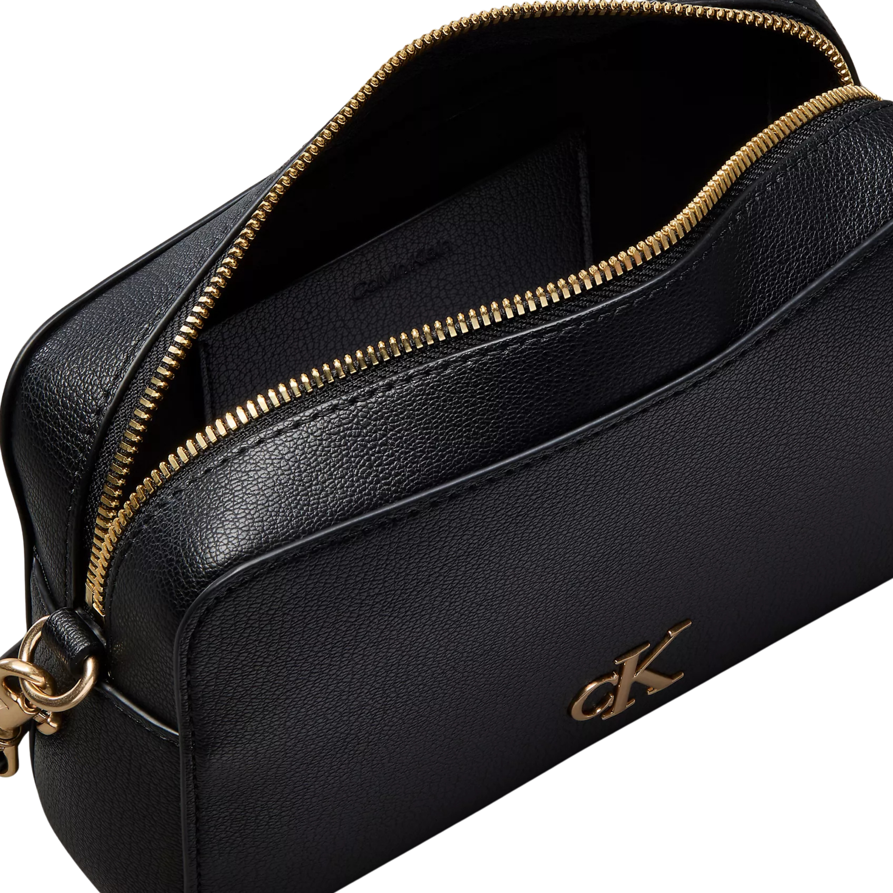 Calvin Klein Women Minimal Monogram Phone Crossbody - Black