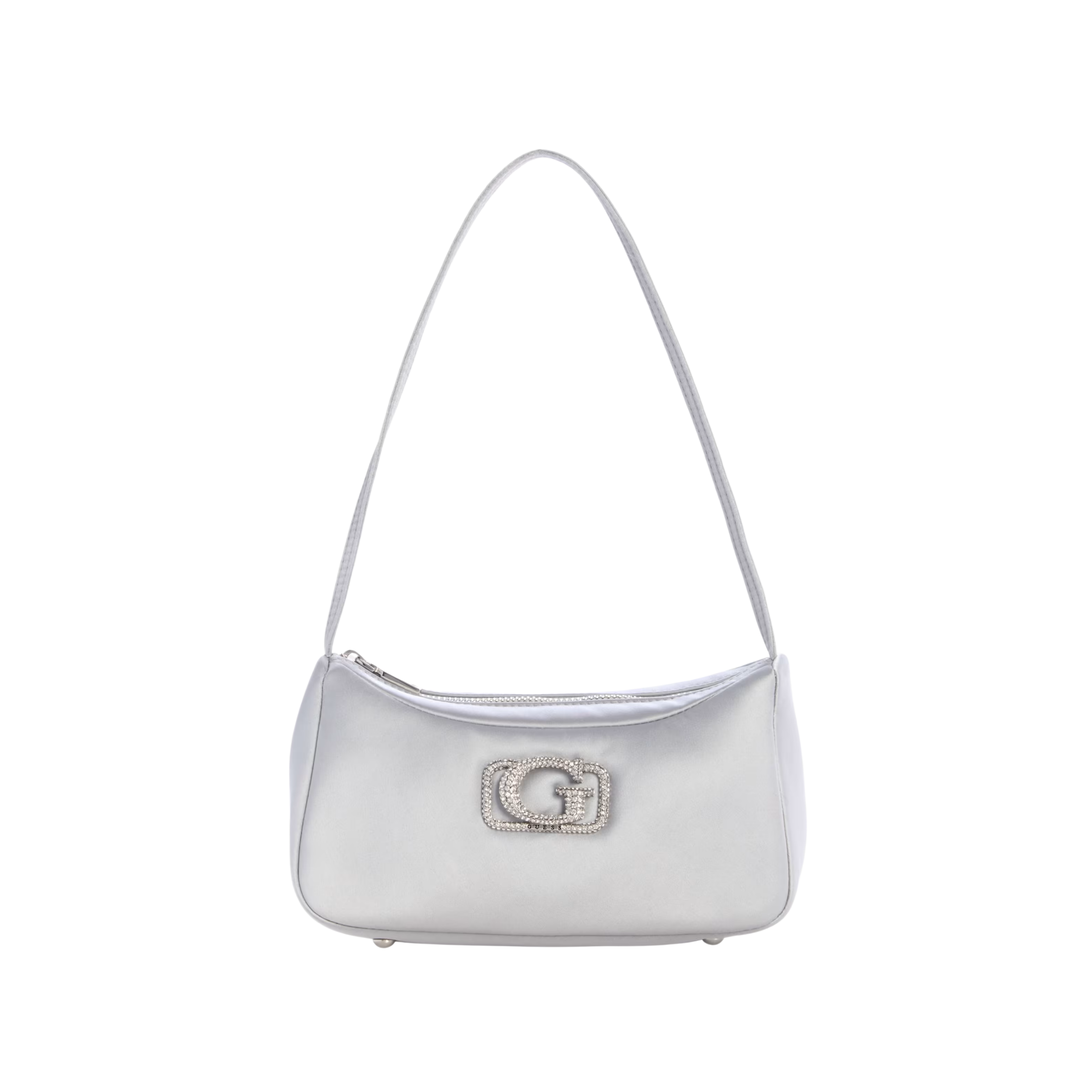 Guess Women Prue Mini Shoulder Bag - Silver