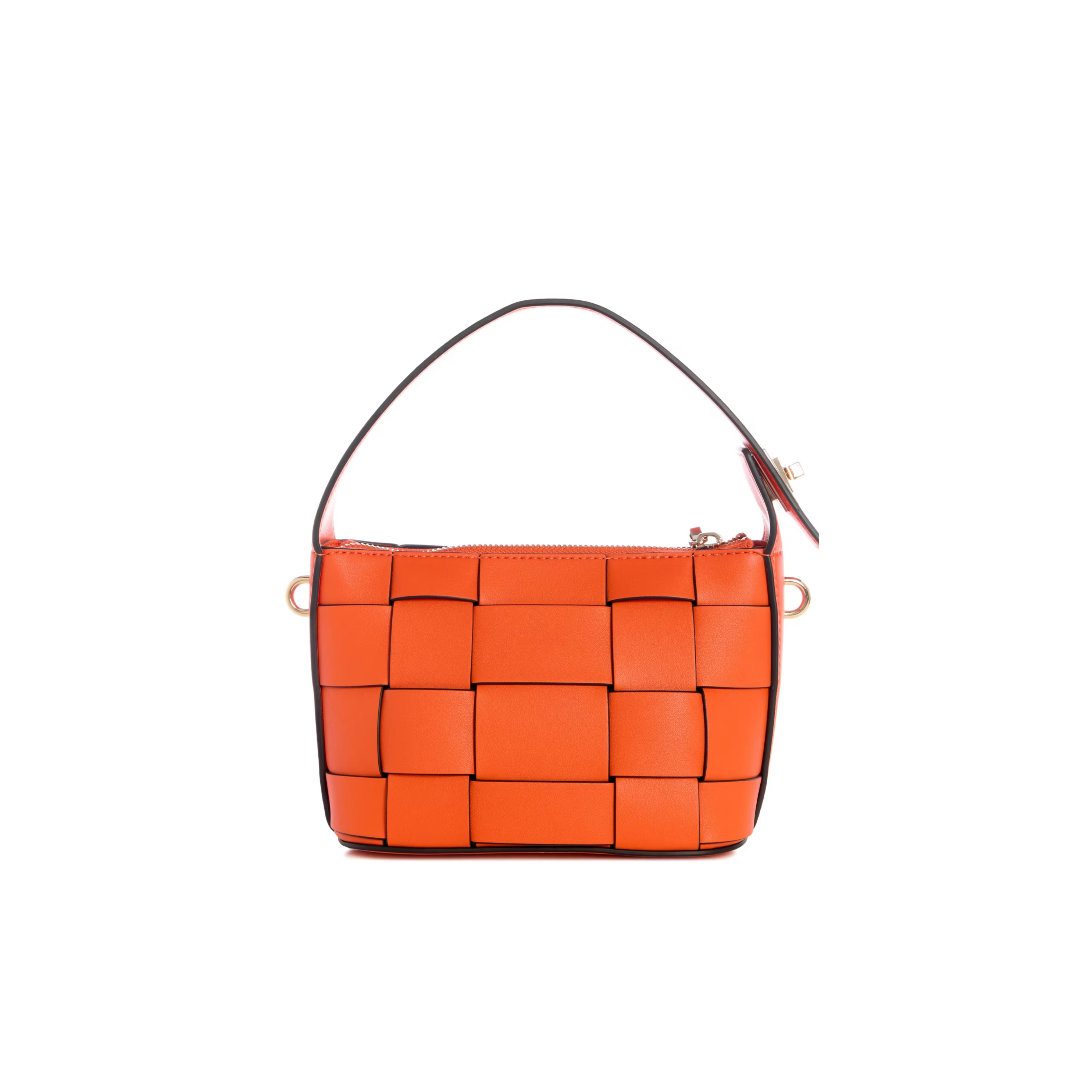 Guess Women Maylee Woven Mini Hobo Bag - Orange