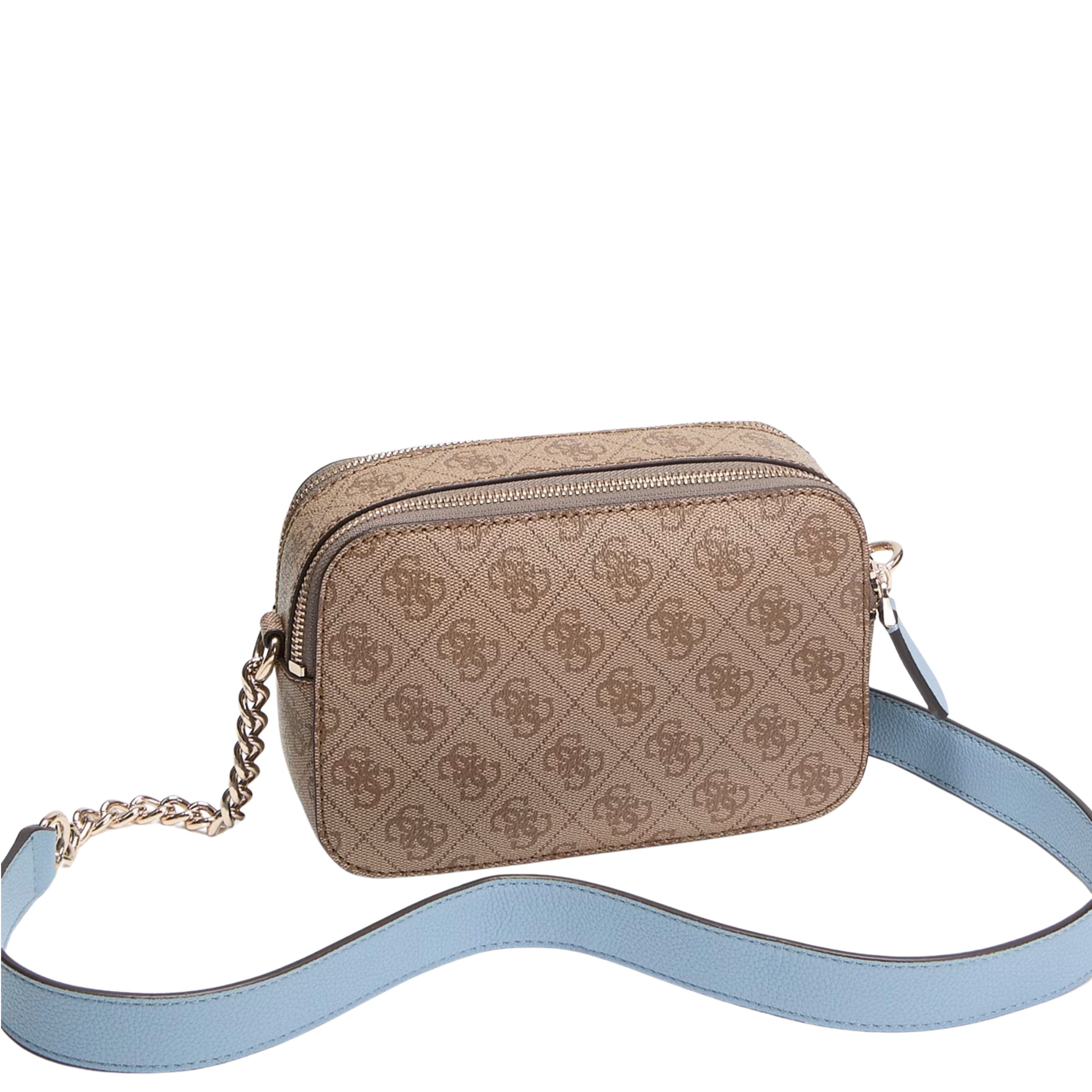 Guess Women Noelle Camera Crossbody Bag - Brown Multi