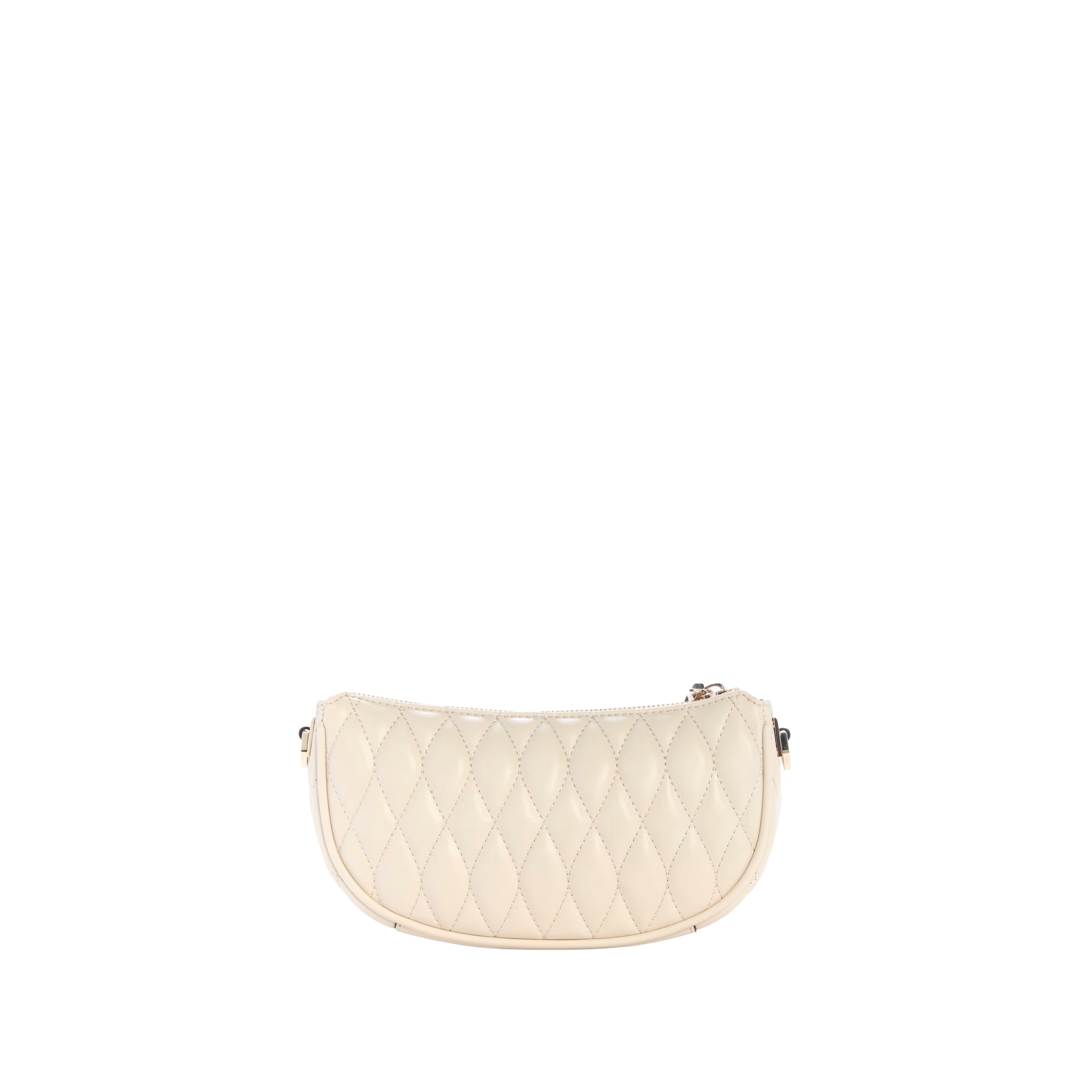 Guess Women Valla Mini Top Zip Shoulder Bag - Bone