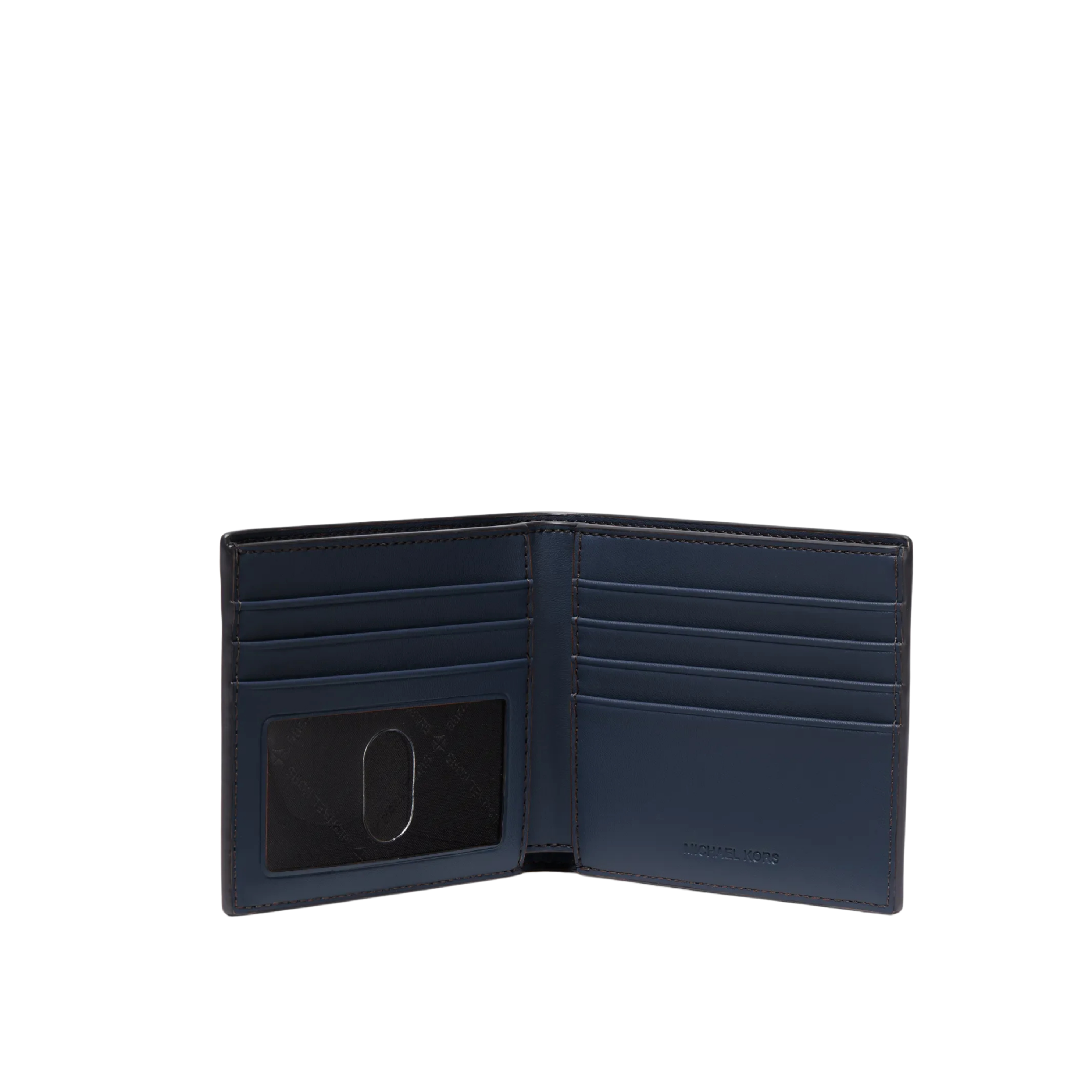 Michael Kors Men Cooper Pebbled Leather Billfold Wallet - Navy