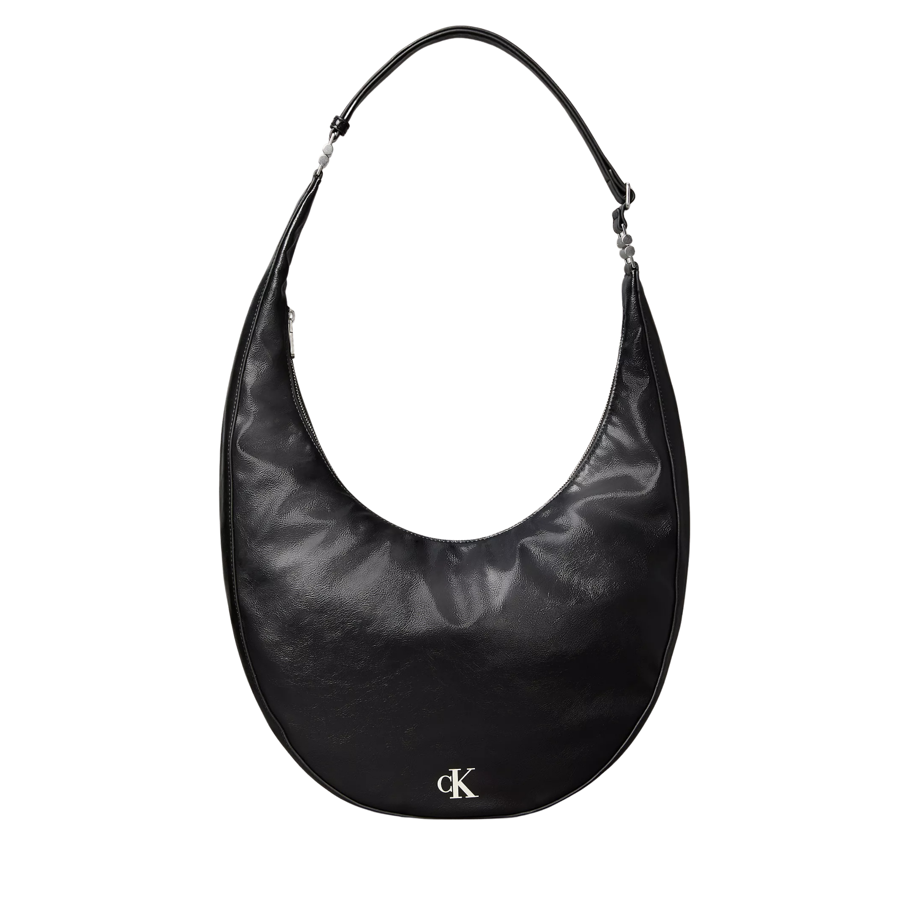 Calvin Klein Women Curved Convertible Crossbody Bag - Black
